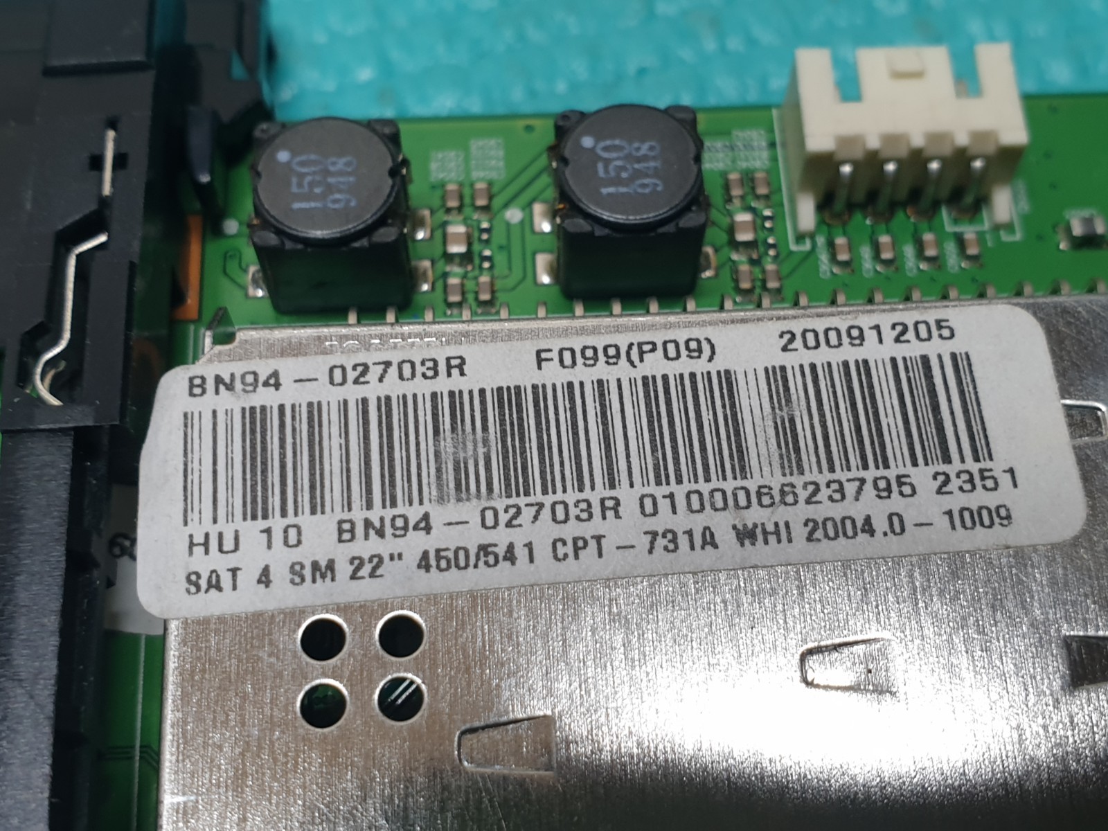 MAIN BOARD MB SAMSUNG LE22B450C4W TV BN41-01171C BN94-02703R SCREEN:CLAA216WA01 - Image 3