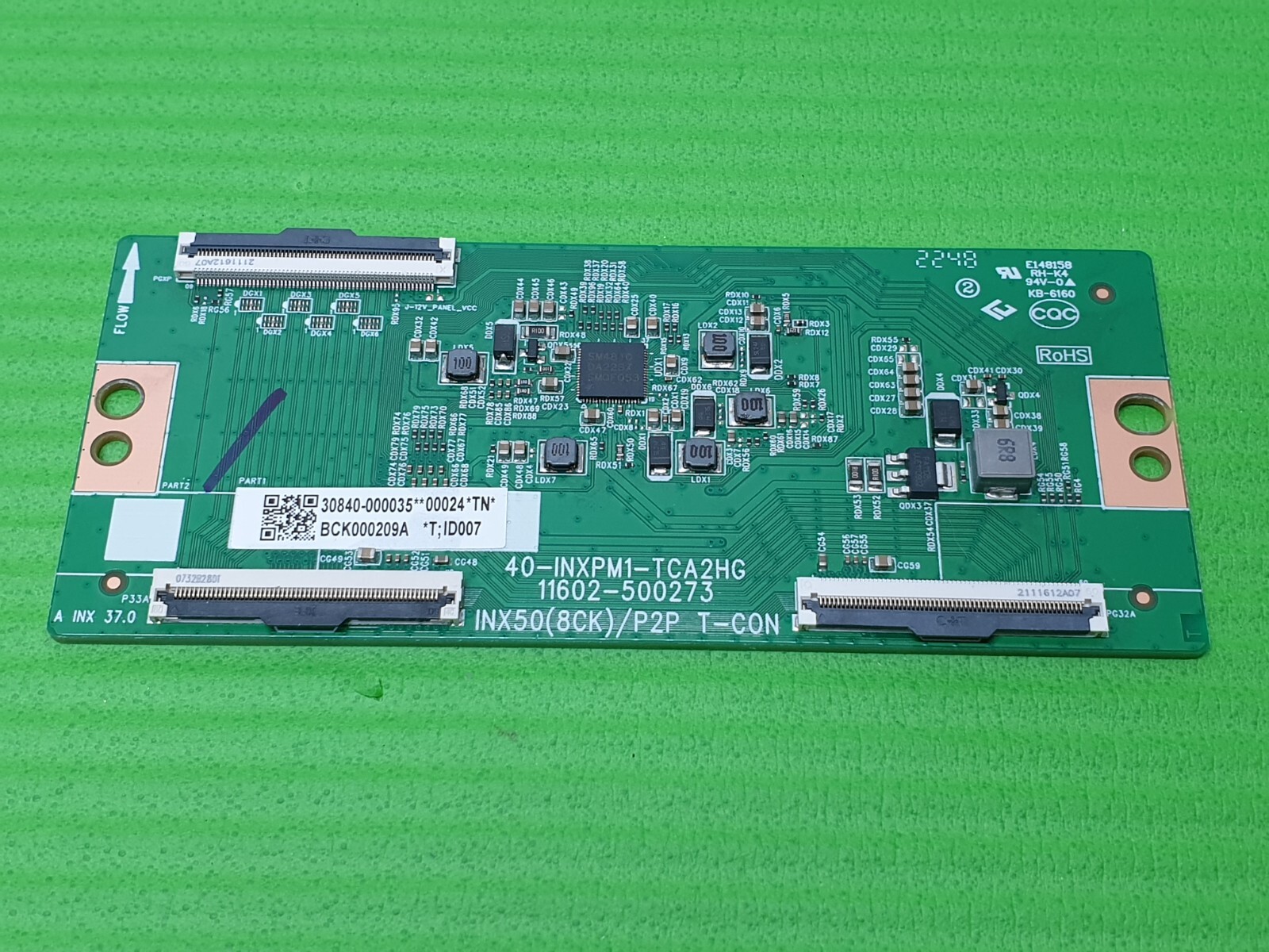 TCON LVDS BOARD TCL 43RP620K 43" TV 40-INXPM1-TCA2HG 11602-500273 INX50 8CK/P2P - Image 2