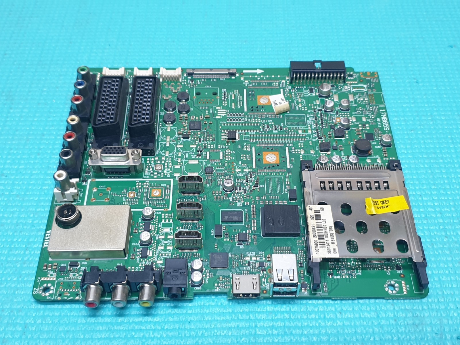 MAIN AV BOARD MB TOSHIBA 40BV702B TV VESTEL 17MB65S-3 23050321 SCREEN:LTA400HM07