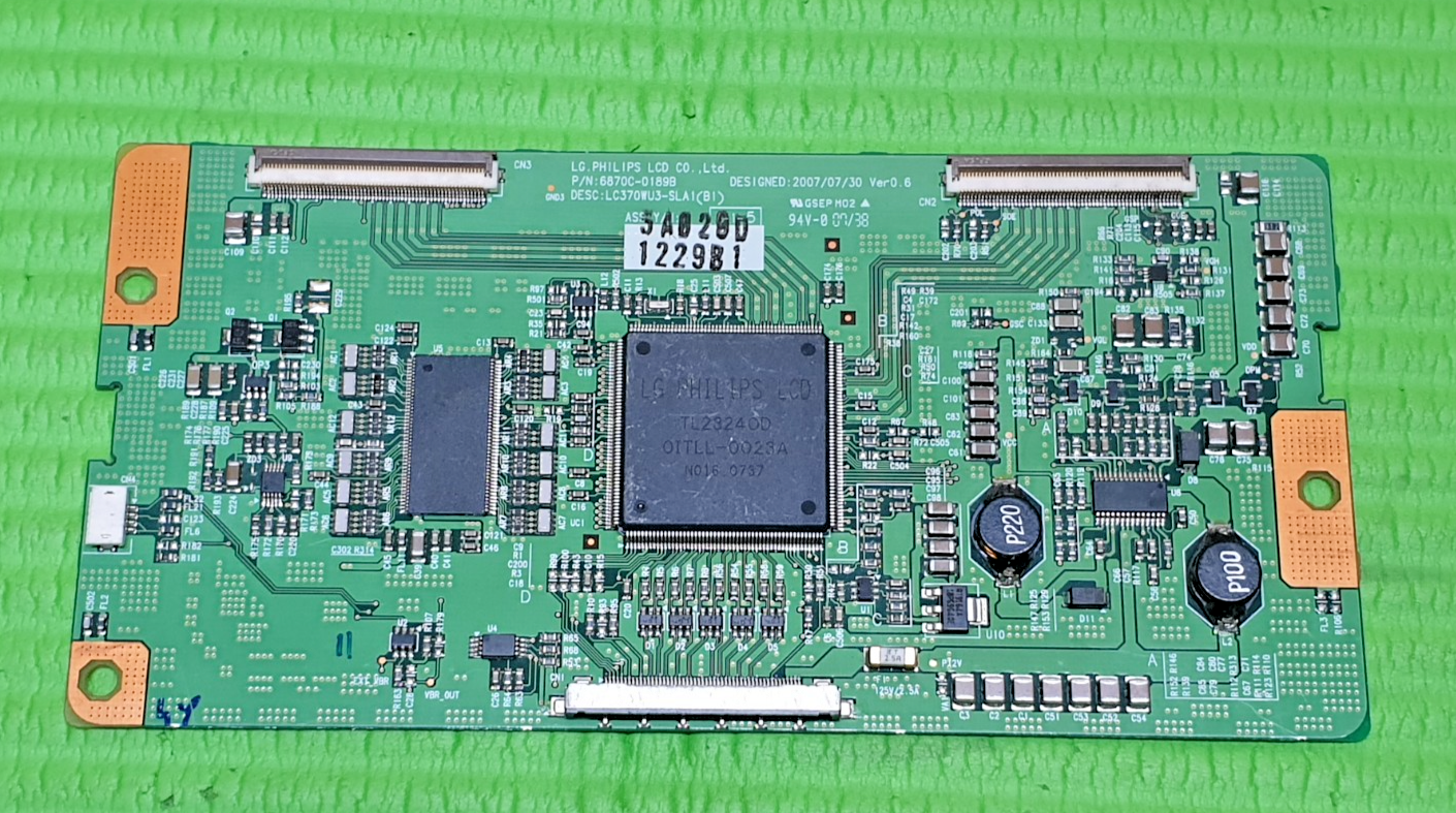 TCON LVDS BOARD FOR LG 37LF65 37" LED TV 6871L-1229B 6870C-0189B LC370WU3