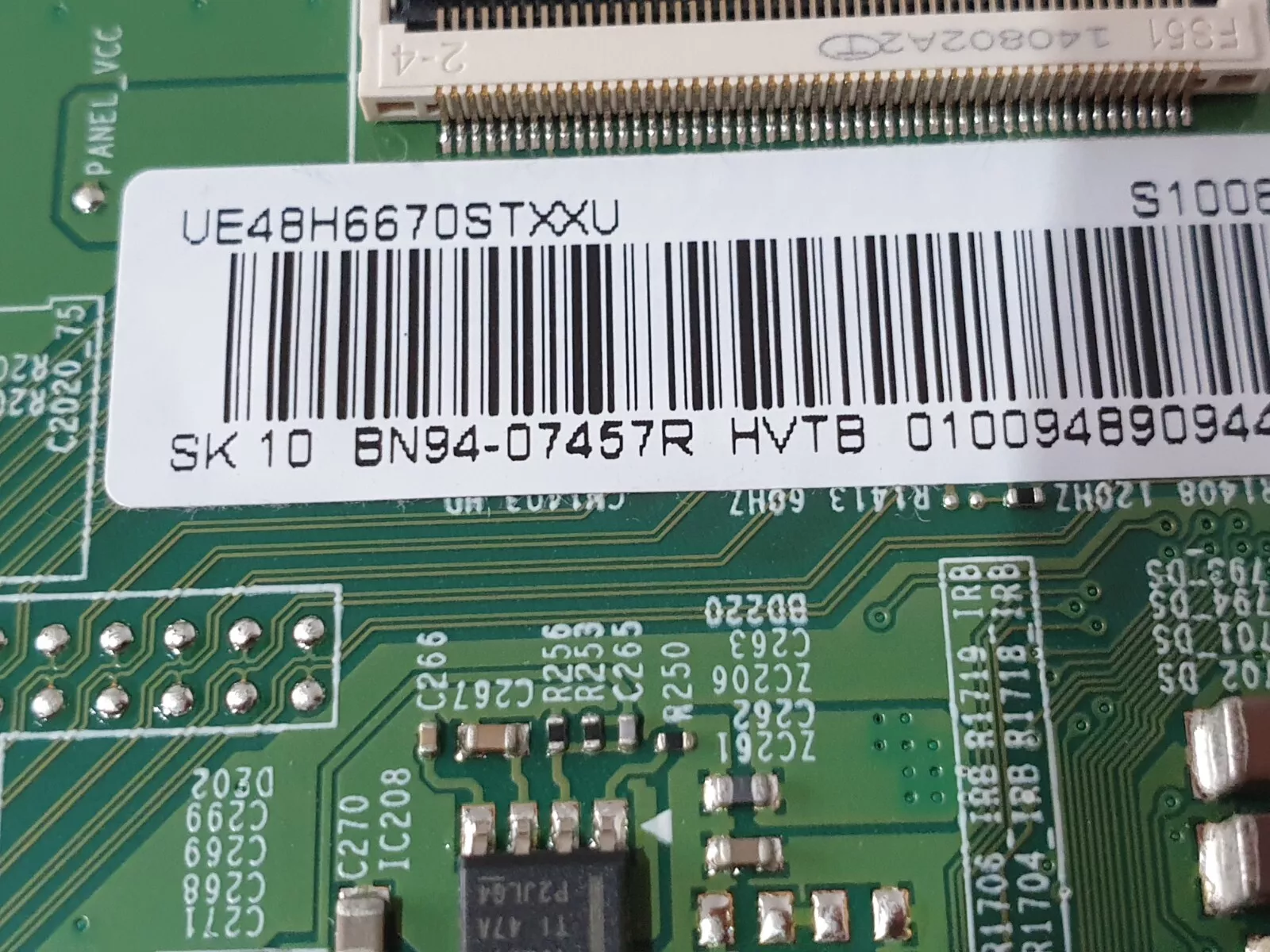 MAIN BOARD MB SAMSUNG UE48H6670ST TV BN41-02156A BN94-07457R SCREEN:LSF480HJ04 - Image 2