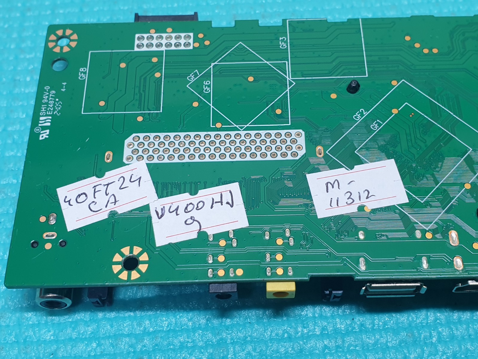 MAIN AV BOARD MB BUSH 40FT24CA 40" LED TV VESTEL 17MB181 23913336 SCREEN:V400HJ9 - Image 4