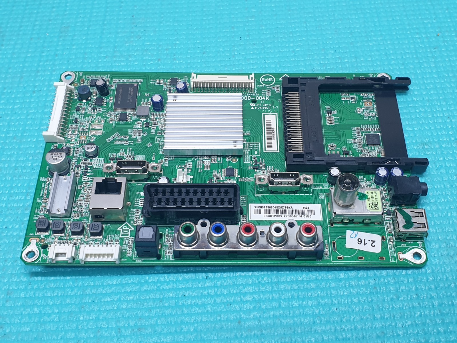 MAIN AV BOARD MB SHARP LC-50LD266K LED TV 715G6173-M01-000-004K SCREEN:T500HVN04