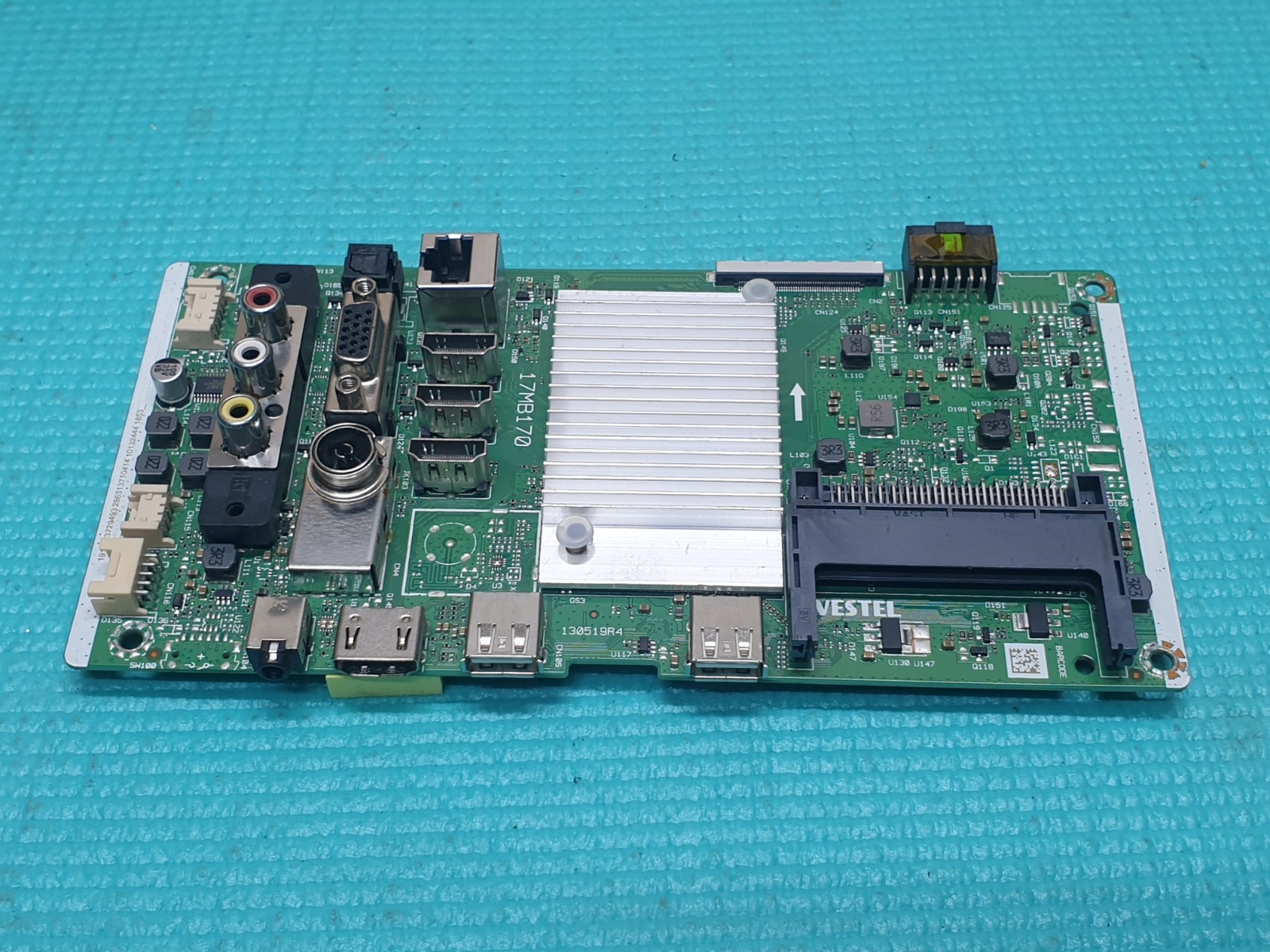 MAIN AV BOARD MB JVC LT-43C890 (D) TV VESTEL 17MB170 23729493 SCREEN:HV430QUB