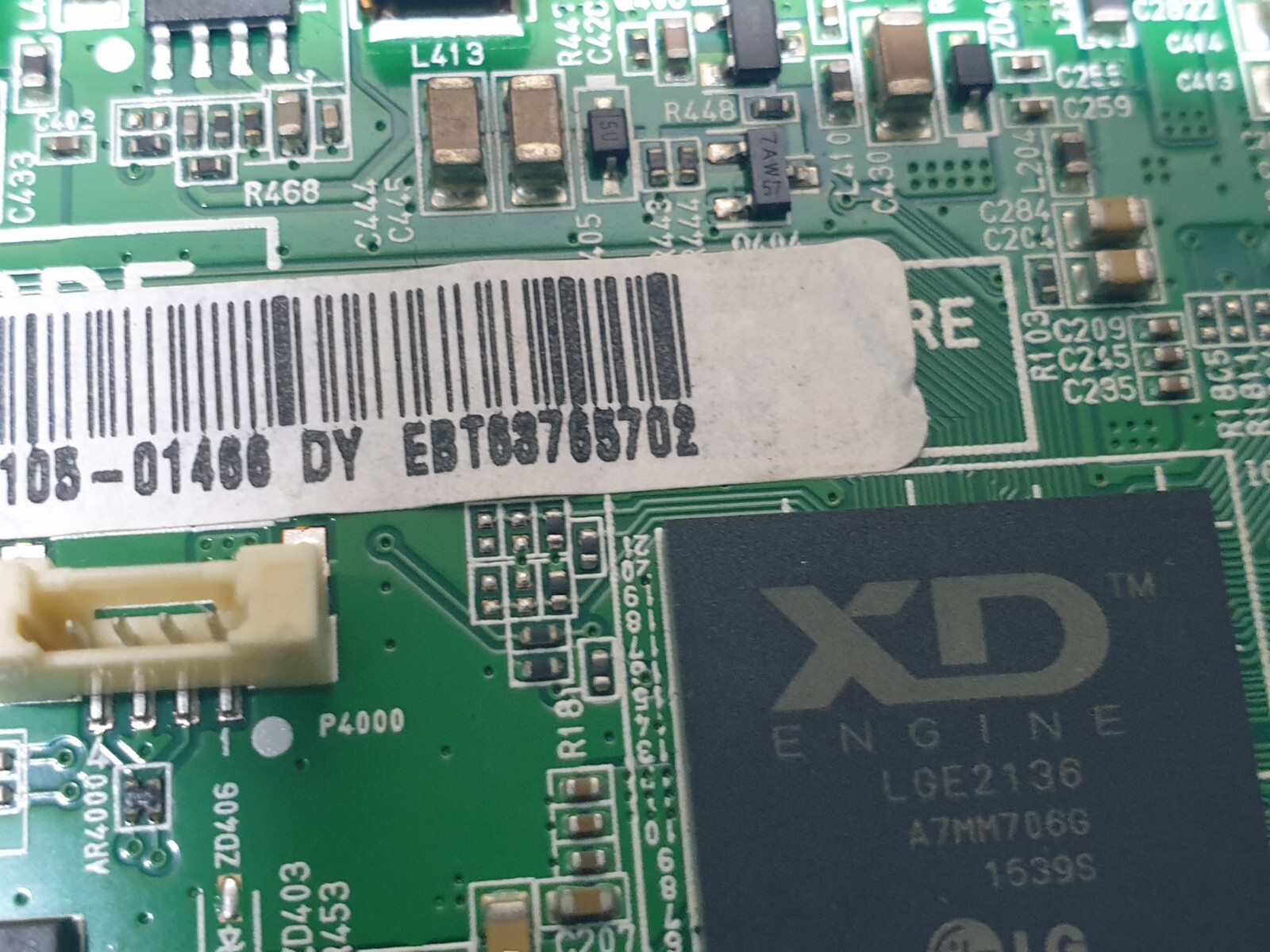 MAIN AV BOARD MB LG 42LF5610 42" LED TV EAX66164204 EBT63765702 SCREEN:LC420DUE - Image 3