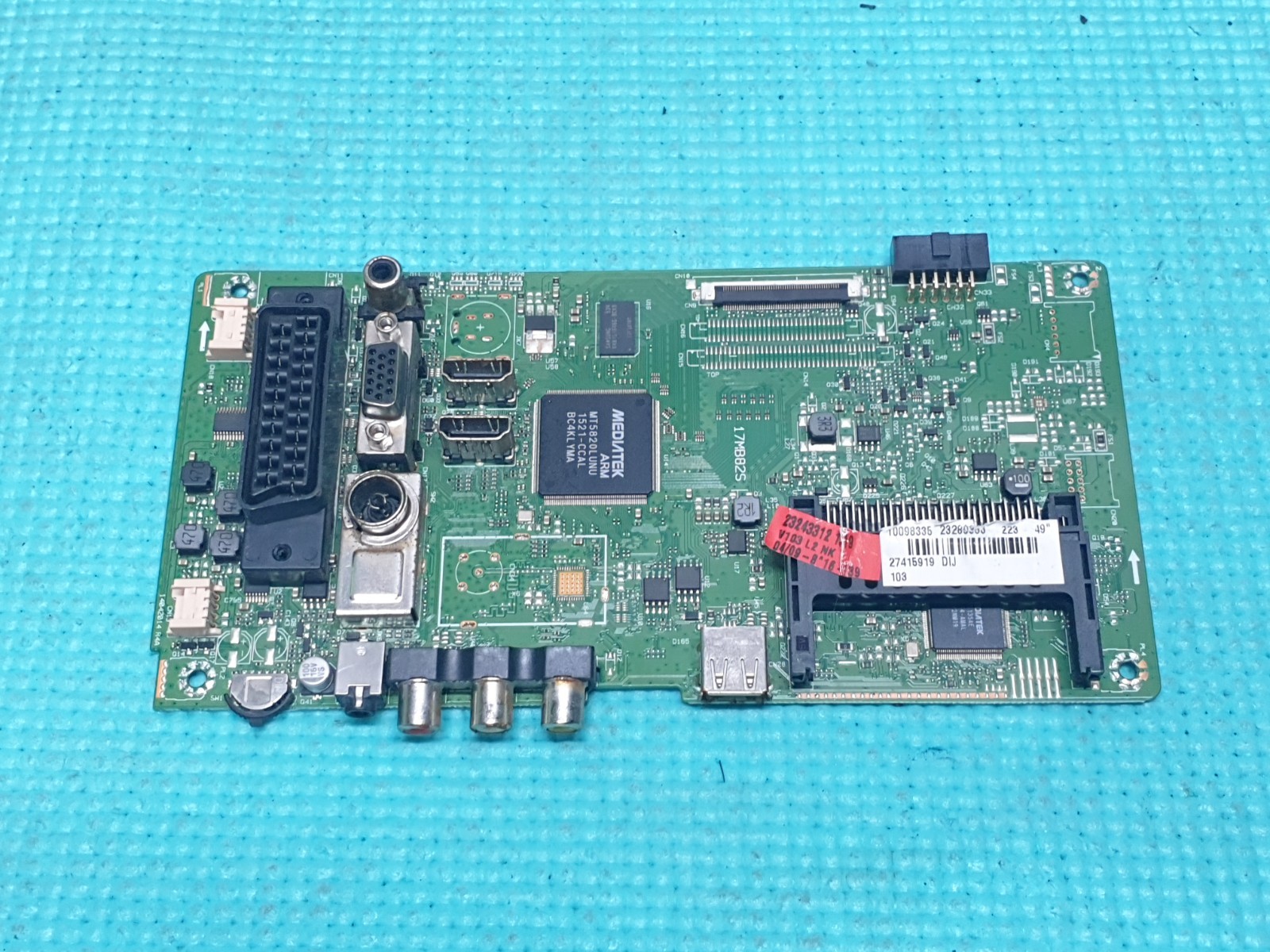 MAIN BOARD MB DIGIHOME 49278FHDDLED TV VESTEL 17MB82S 23289383 SCREEN:LC490DUY