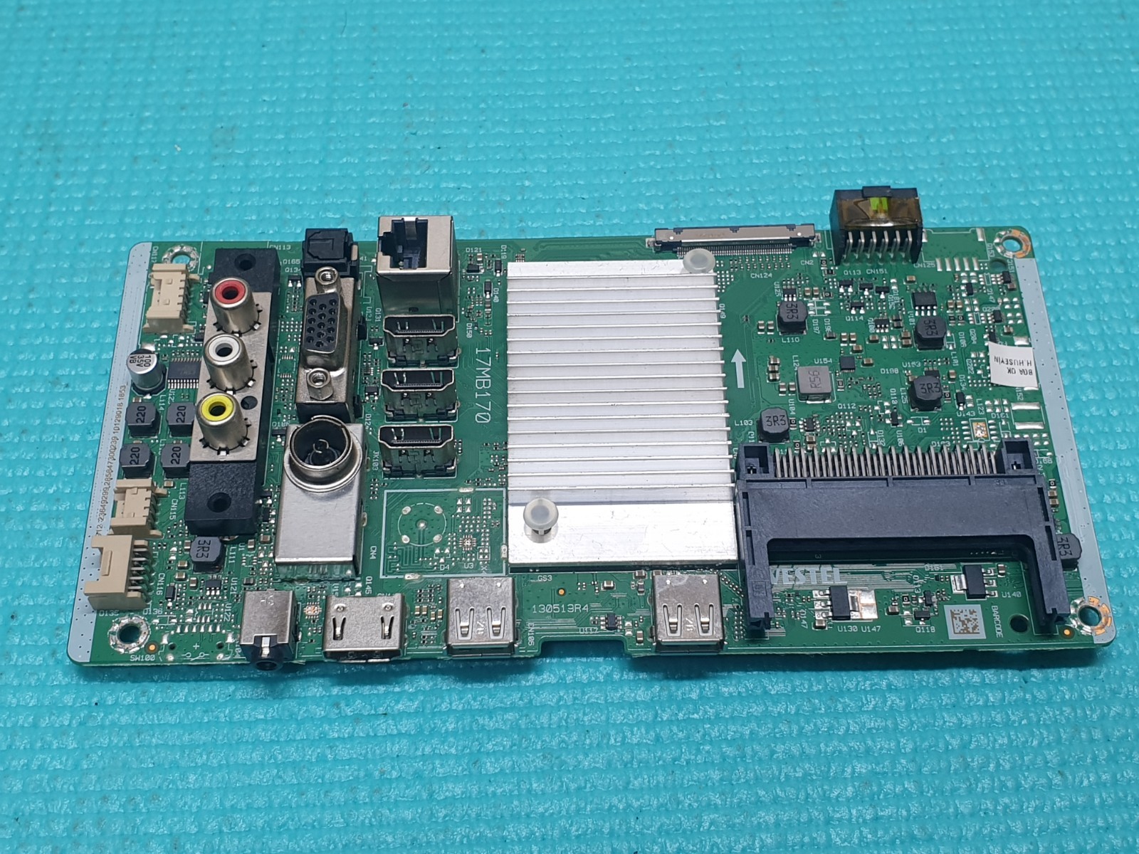 MAIN BOARD MB FOR JVC LT-50CF890 LT-55CF890 TV 17MB170 23649299 SCREEN:PT500GT02