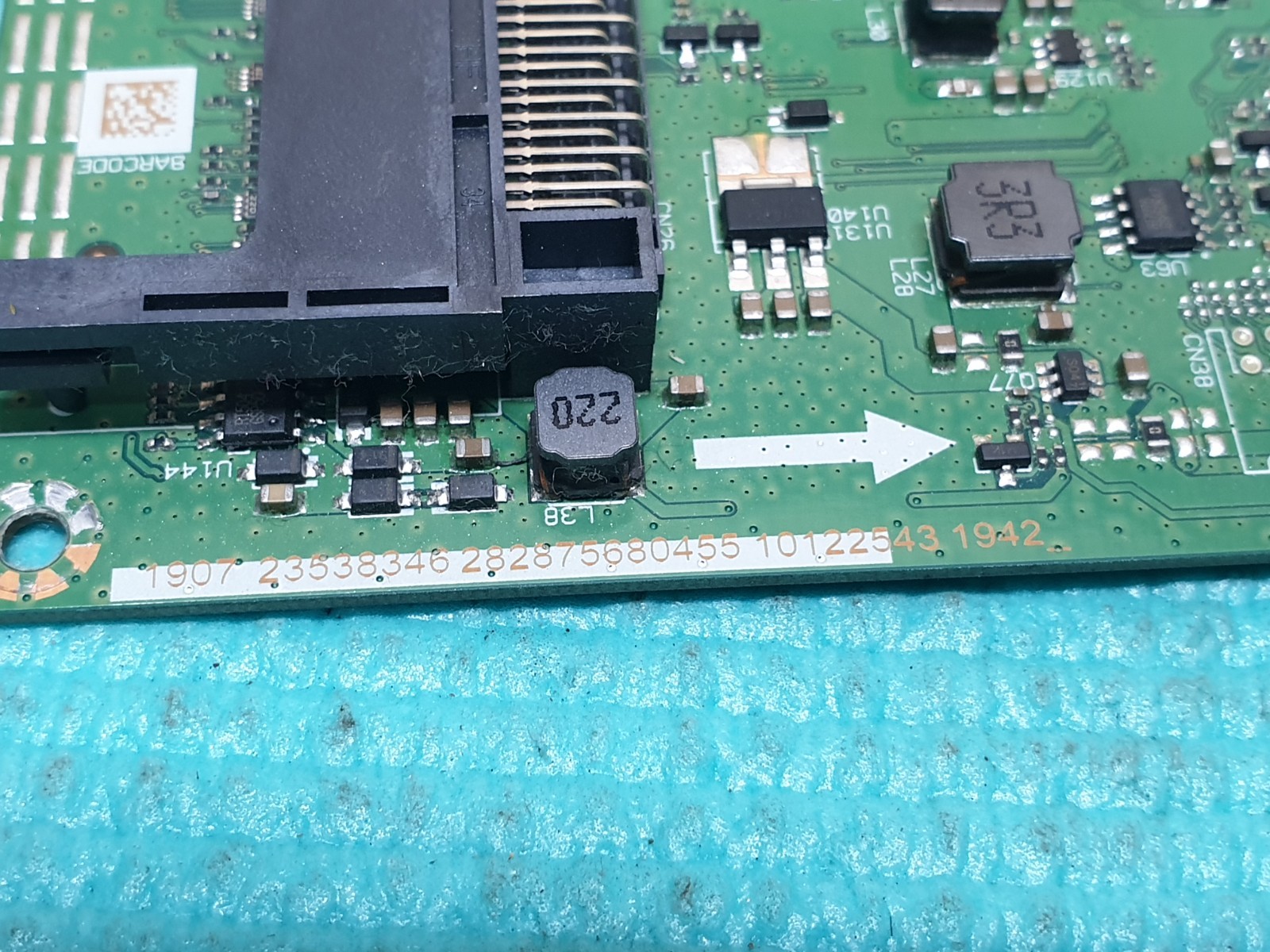 MAIN AV BOARD MB TOSHIBA 32LL3A63DB 32" LED TV 17MB211S 23538346 SCREEN:HV320FHB - Image 2