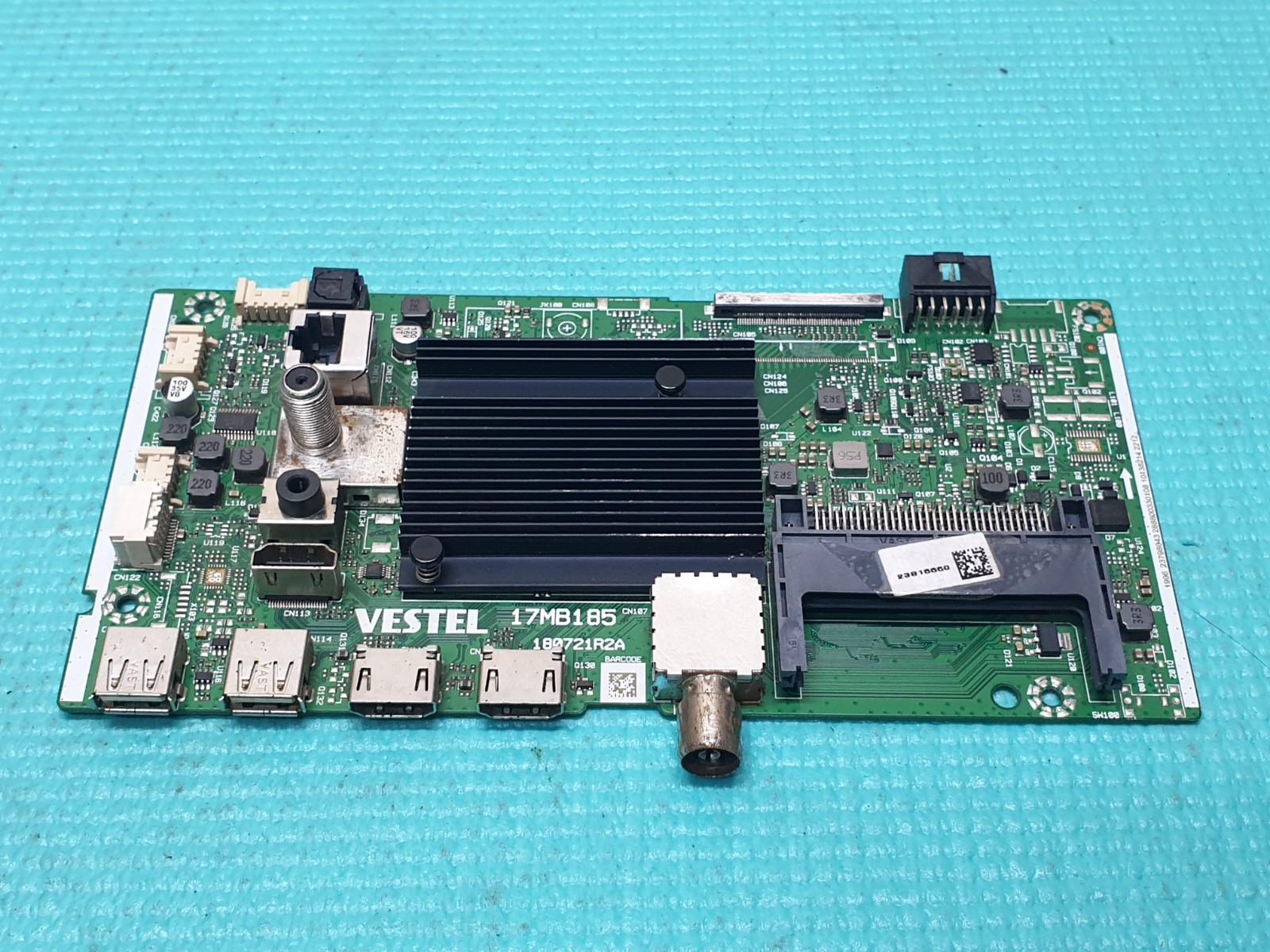 MAIN AV BOARD MB TOSHIBA 55UA3D63DB 55" LED TV 17MB185 23798043 SCREEN:HV550QUB - Image 2