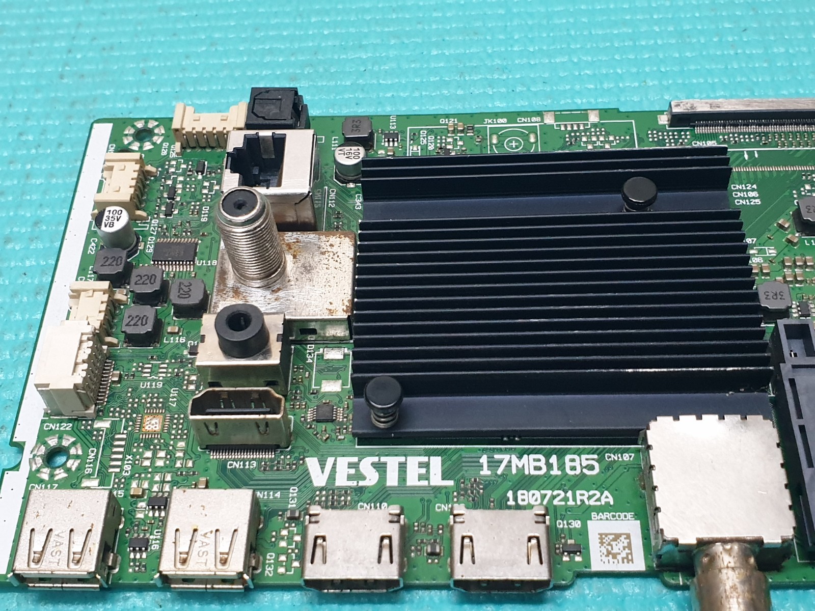 MAIN AV BOARD MB TOSHIBA 55UA3D63DB 55" LED TV 17MB185 23798043 SCREEN:HV550QUB - Image 4