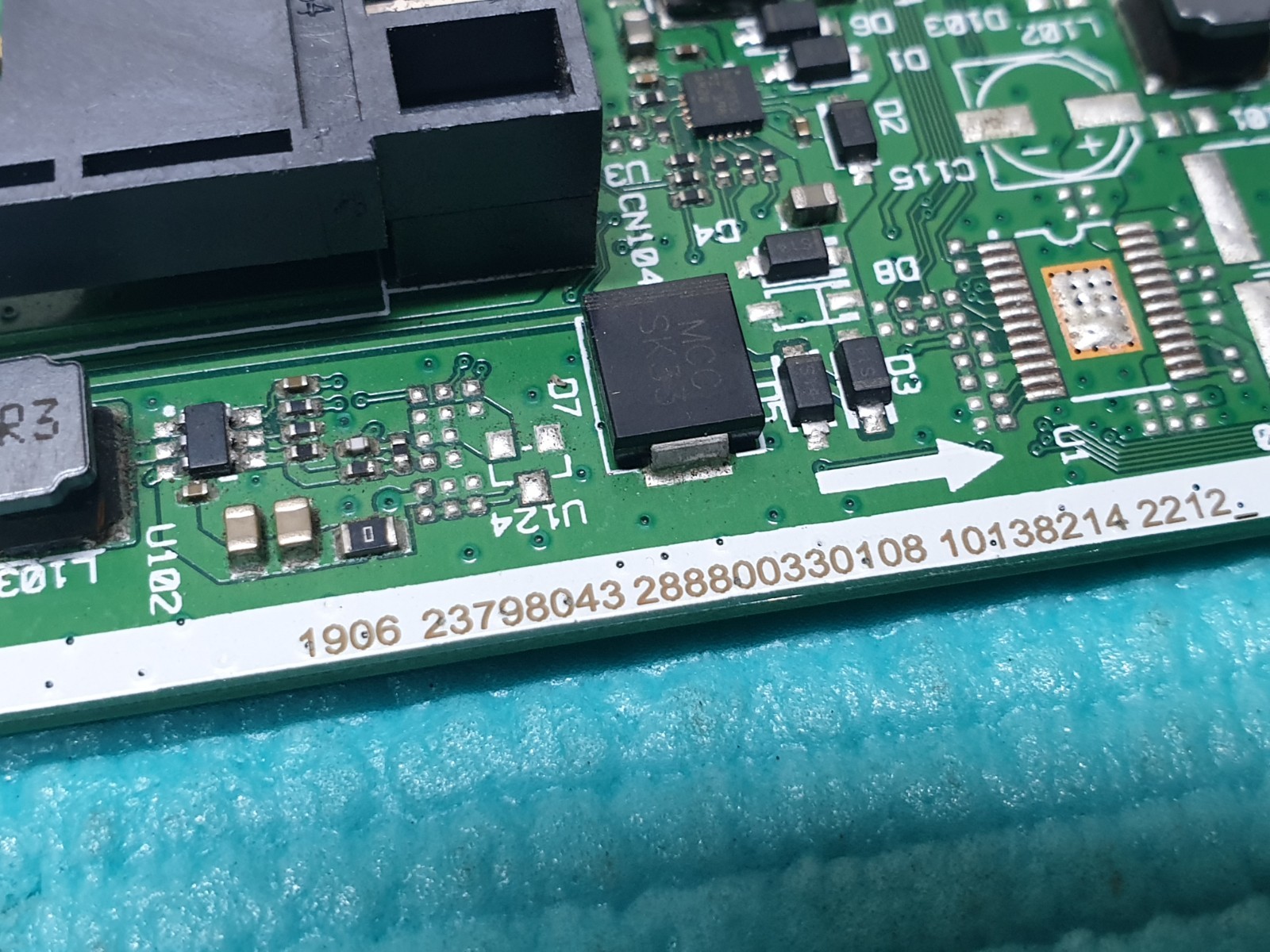 MAIN AV BOARD MB TOSHIBA 55UA3D63DB 55" LED TV 17MB185 23798043 SCREEN:HV550QUB - Image 6