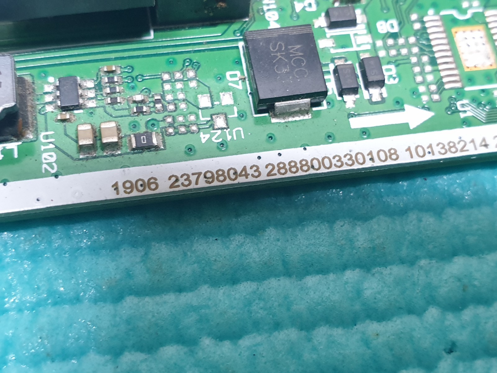 MAIN AV BOARD MB TOSHIBA 55UA3D63DB 55" LED TV 17MB185 23798043 SCREEN:HV550QUB - Image 7