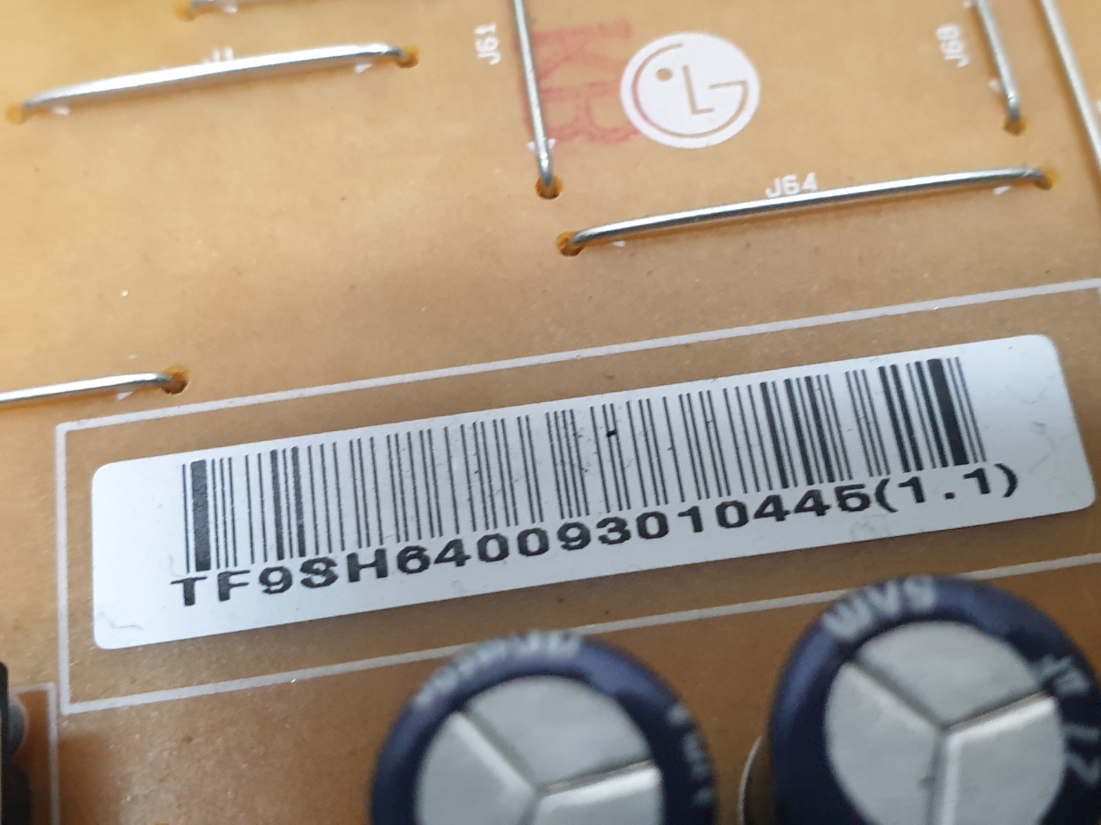 POWER SUPPLY PSU LG 55UF680V 55" LED TV EAX66490601(1.5) EAY64009301 REV1.1 - Image 4