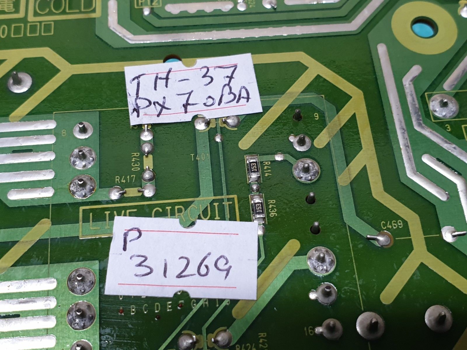 POWER SUPPLY BOARD PSU PANASONIC TH-37PX70B 37" PLASMA TV TNPA4268 2 68AF1276097 - Image 4
