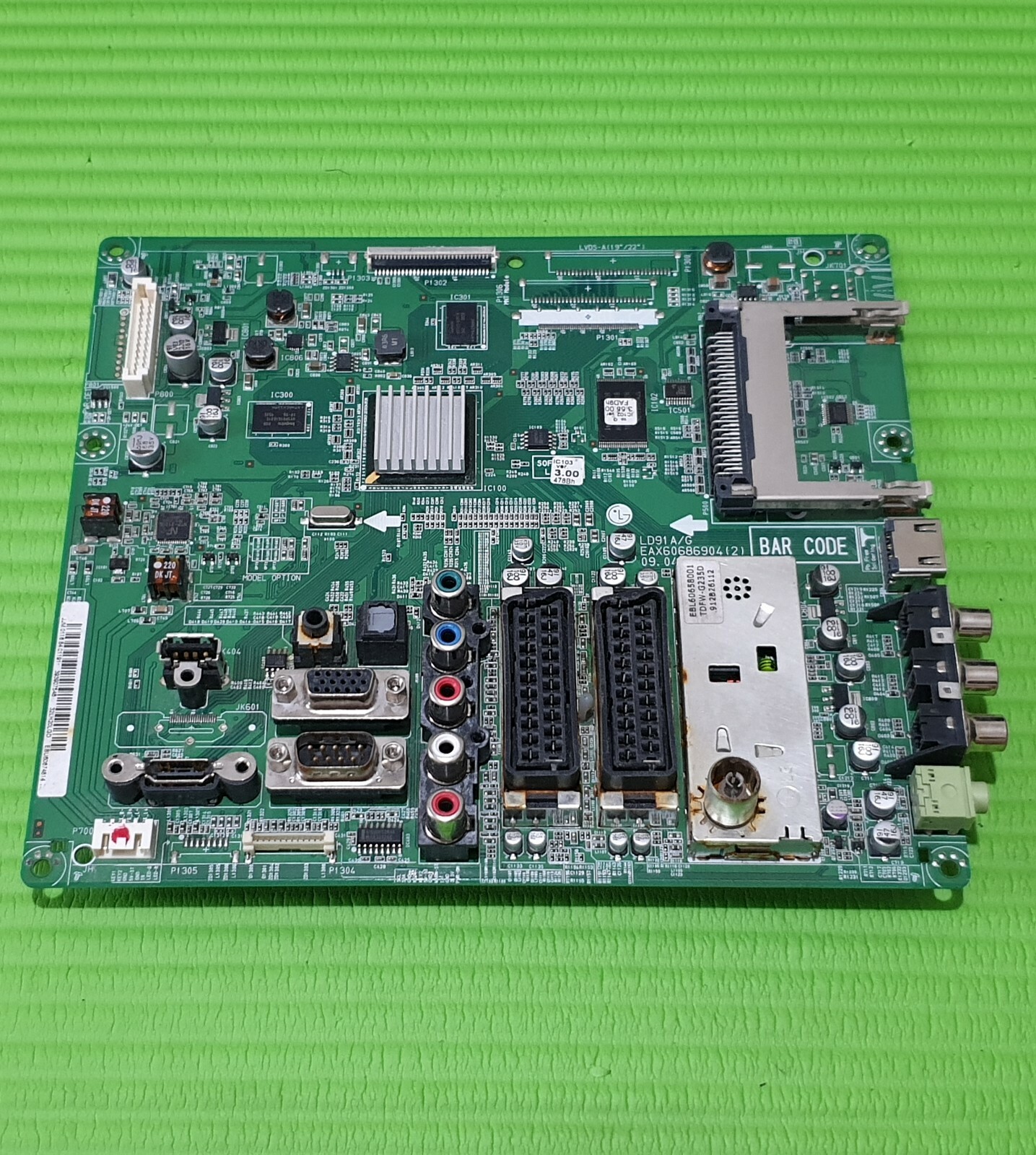 MAIN BOARD MB LG 32LH2000 32" TV EAX60686904(2) EBU60674814 32LH20LGD LC320WXN