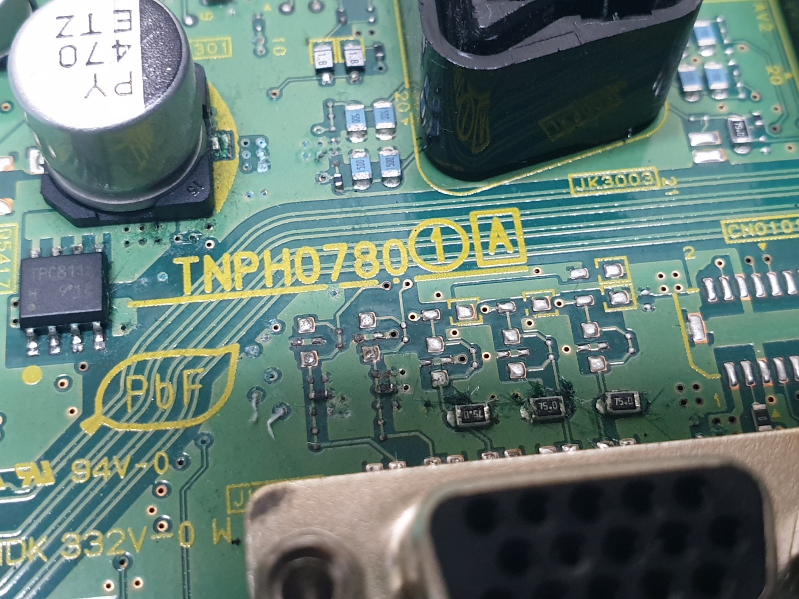 MAIN BOARD MB PANASONIC TX-L37V10B TV TNPH0780 1 A TXN/A10NZY SCREEN:AX094F041E - Image 2