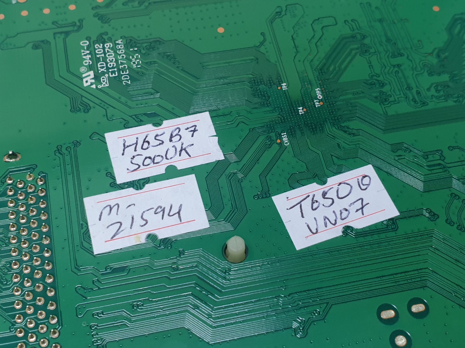 MAIN AV BOARD MB HISENSE H65B7500UK LED TV RSAG7.820.8698/ROH SCREEN:T650QVN07 - Image 4