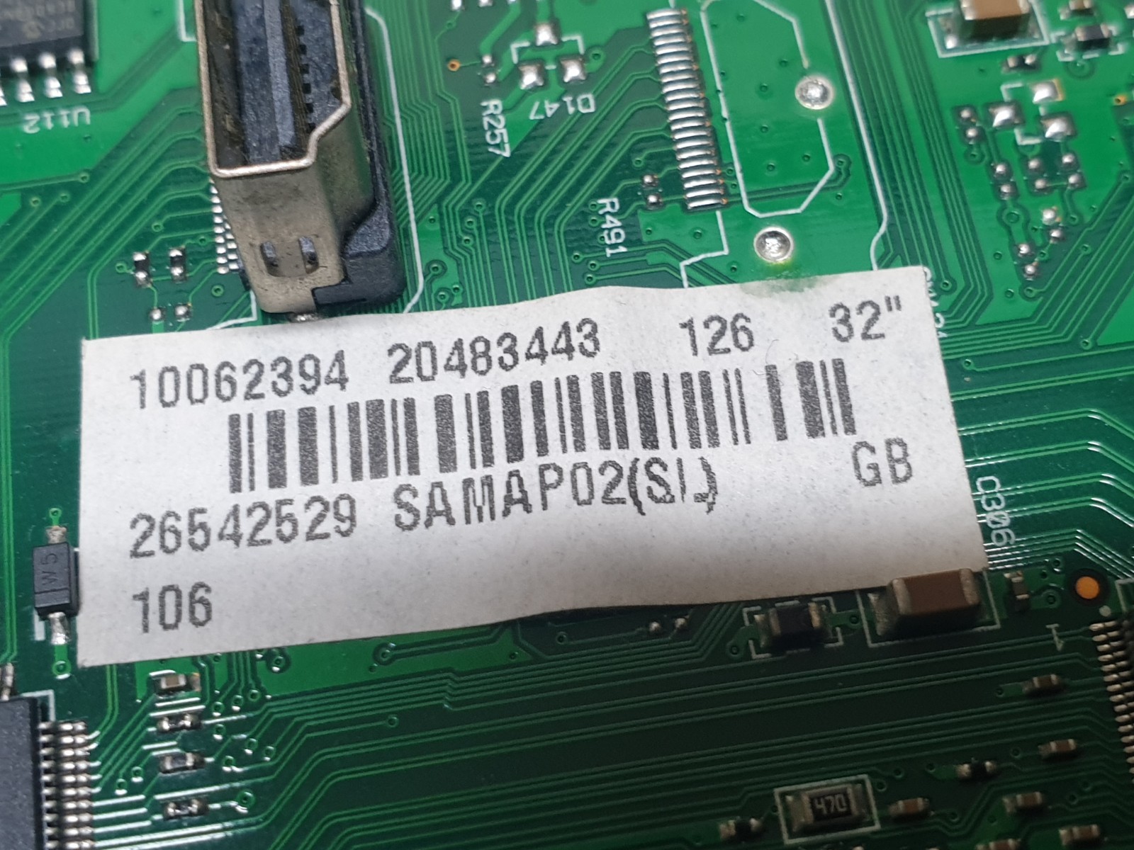 MAIN BOARD MB FOR SANYO CE32LD90-B TV 17MB35-4 060109 20483443 SCREEN:LTA320AP02 - Image 3