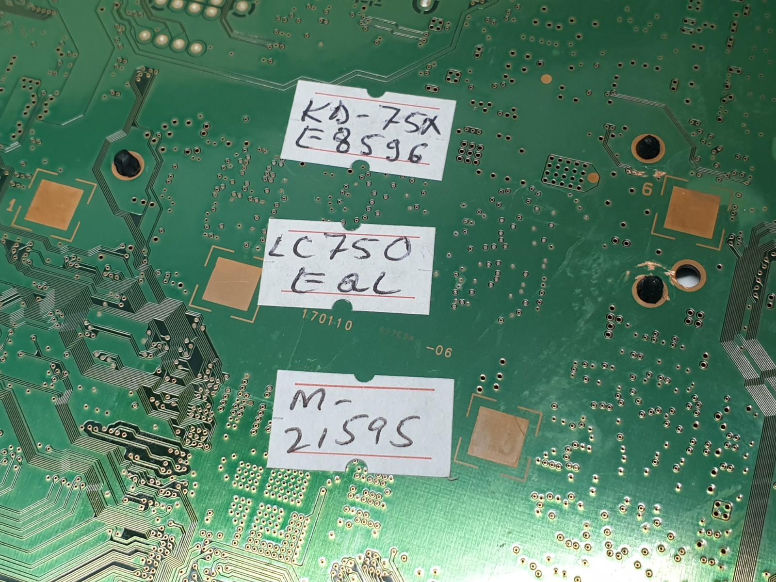 MAIN BOARD MB SONY KD-75XE8596 75" LED TV 1-982-022-11 YA03002AA SCREEN:LC750EQL - Image 4