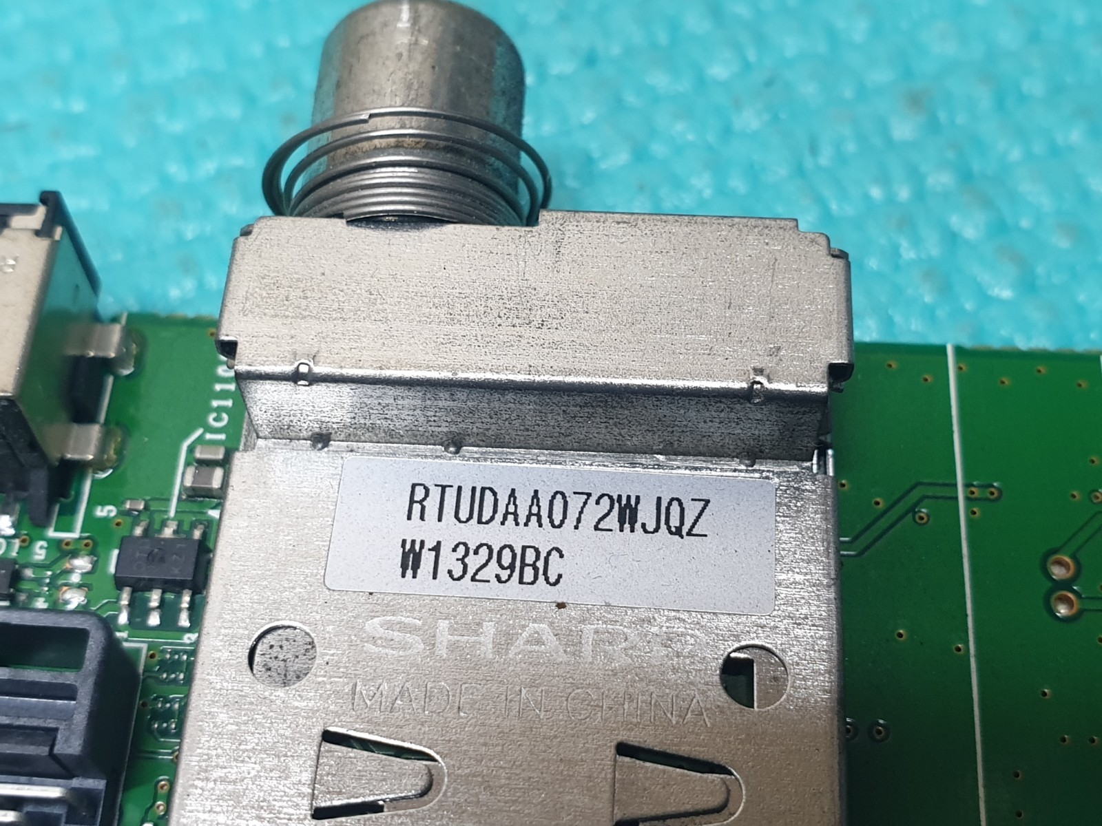 MAIN BOARD MB SHARP LC-40LE831E LCD TV KF733 QPWBX733WJN2 SCREEN:LK400D3GW50Y - Image 4