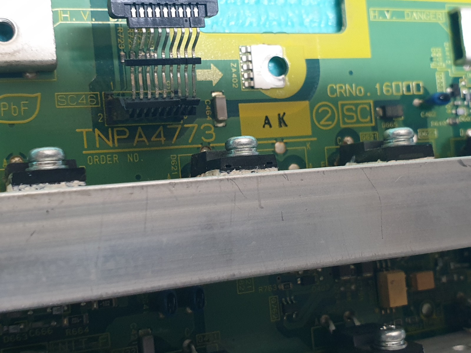 YSUS Y-MAIN BOARD PANASONIC TX-P42C10B PLASMA TV TNPA4773 AK 2 SC TXNSC11UBG42 - Image 2