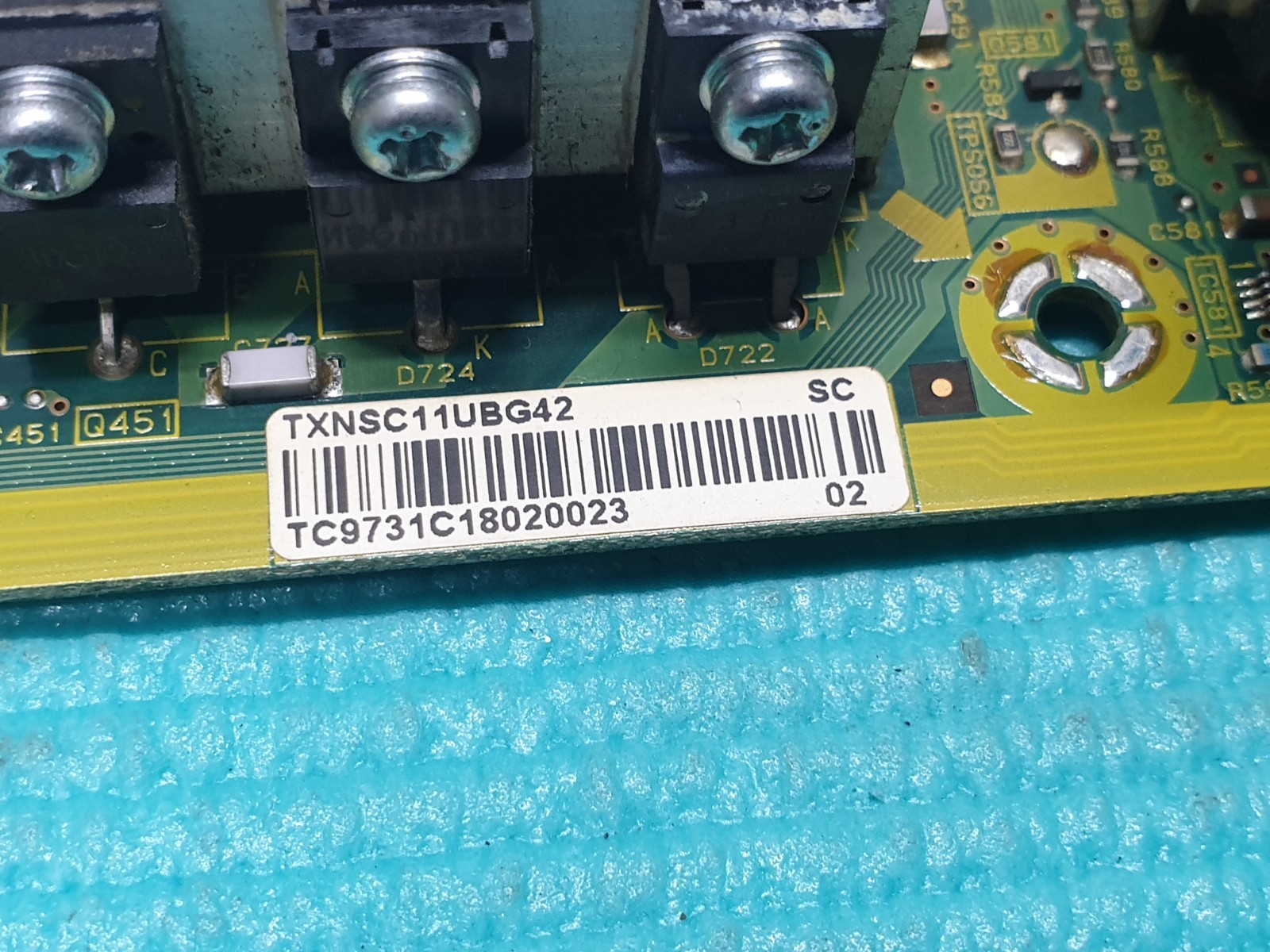 YSUS Y-MAIN BOARD PANASONIC TX-P42C10B PLASMA TV TNPA4773 AK 2 SC TXNSC11UBG42 - Image 3