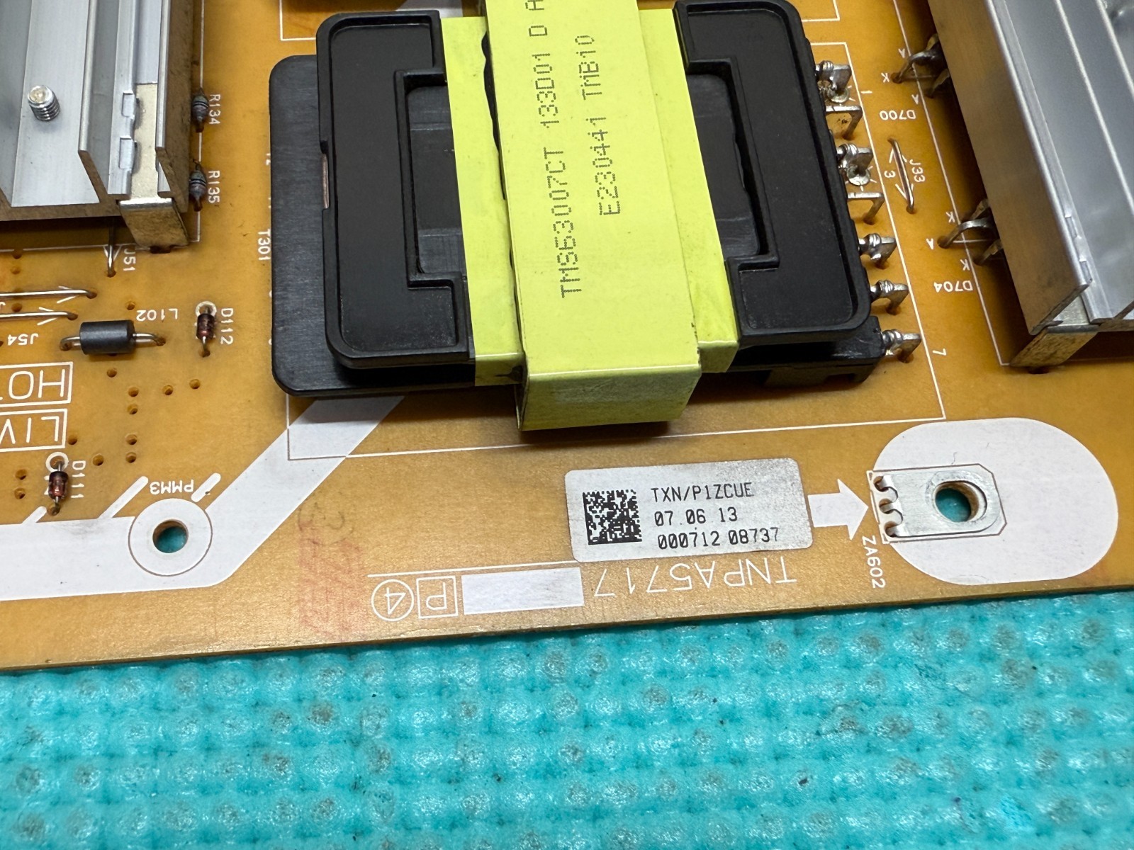 POWER SUPPLY BOARD PSU PANASONIC TX-P55VT65B 55" PLASMA TV TNPA5717 TXN/P1ZCUE - Image 3