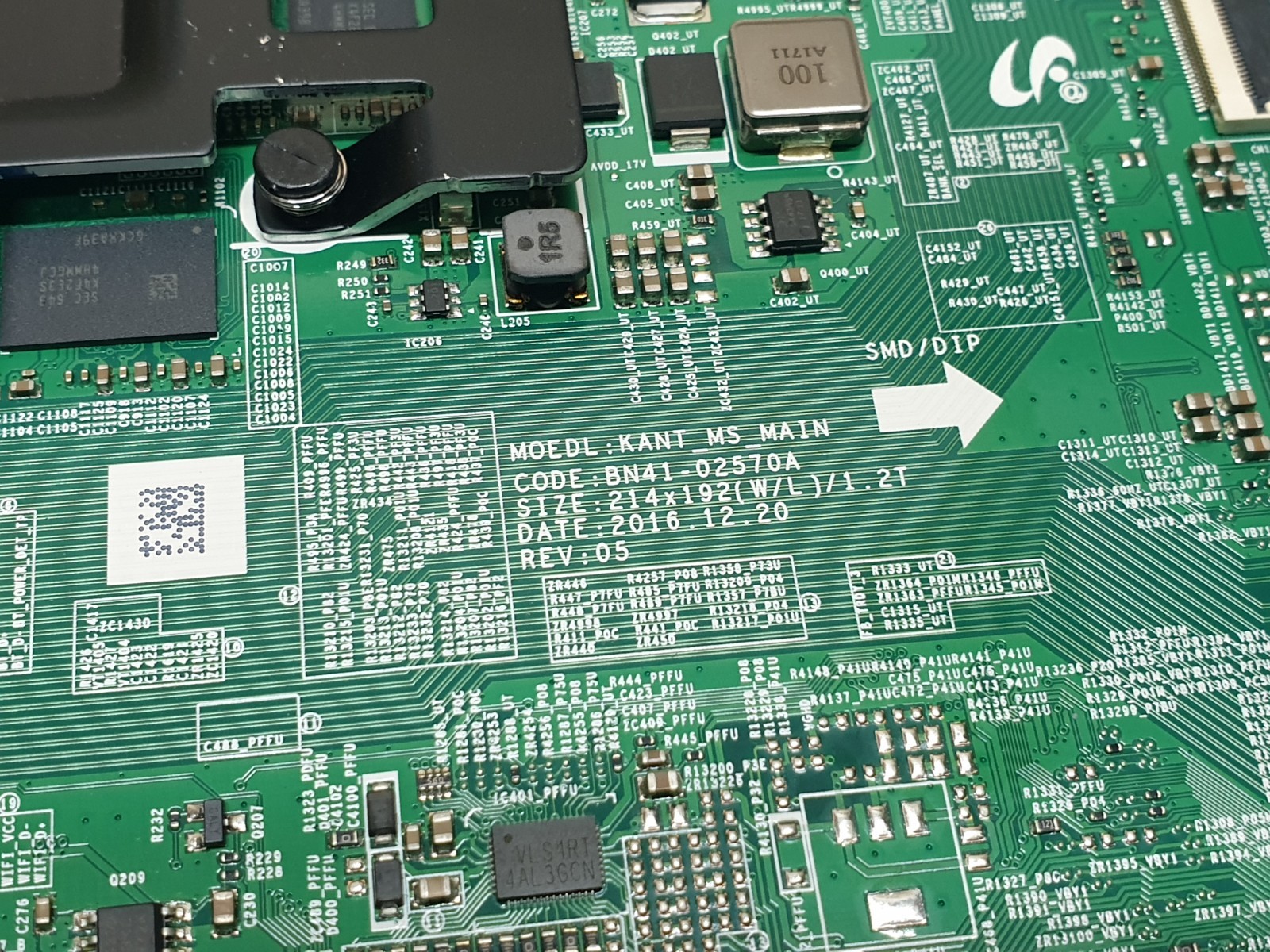 MAIN BOARD MB SAMSUNG UE49MU7070T TV BN41-02570A BN94-11978Z SCREEN:LSF490FN04 - Image 2