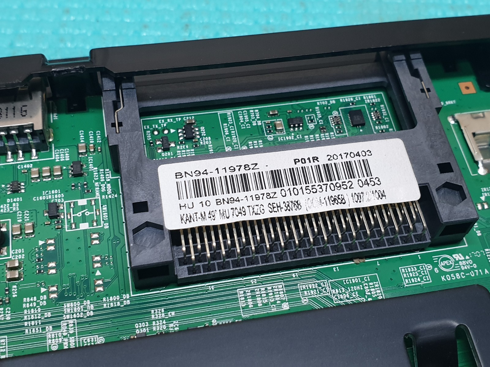 MAIN BOARD MB SAMSUNG UE49MU7070T TV BN41-02570A BN94-11978Z SCREEN:LSF490FN04 - Image 3