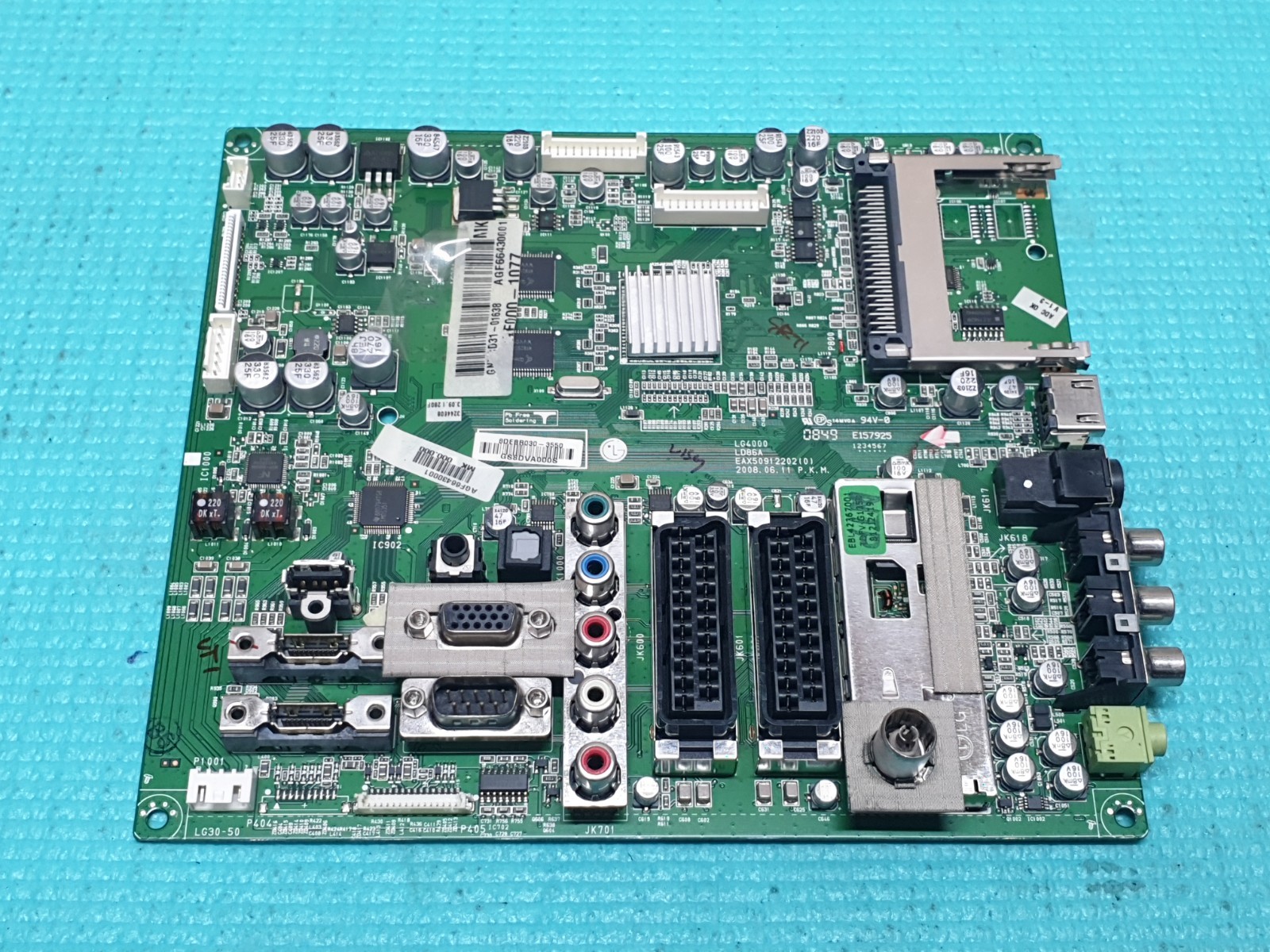 MAIN AV BOARD MB LG 32LG4000 LCD TV EAX50912202(0) EBR030-3550 SCREEN:LC320WXN