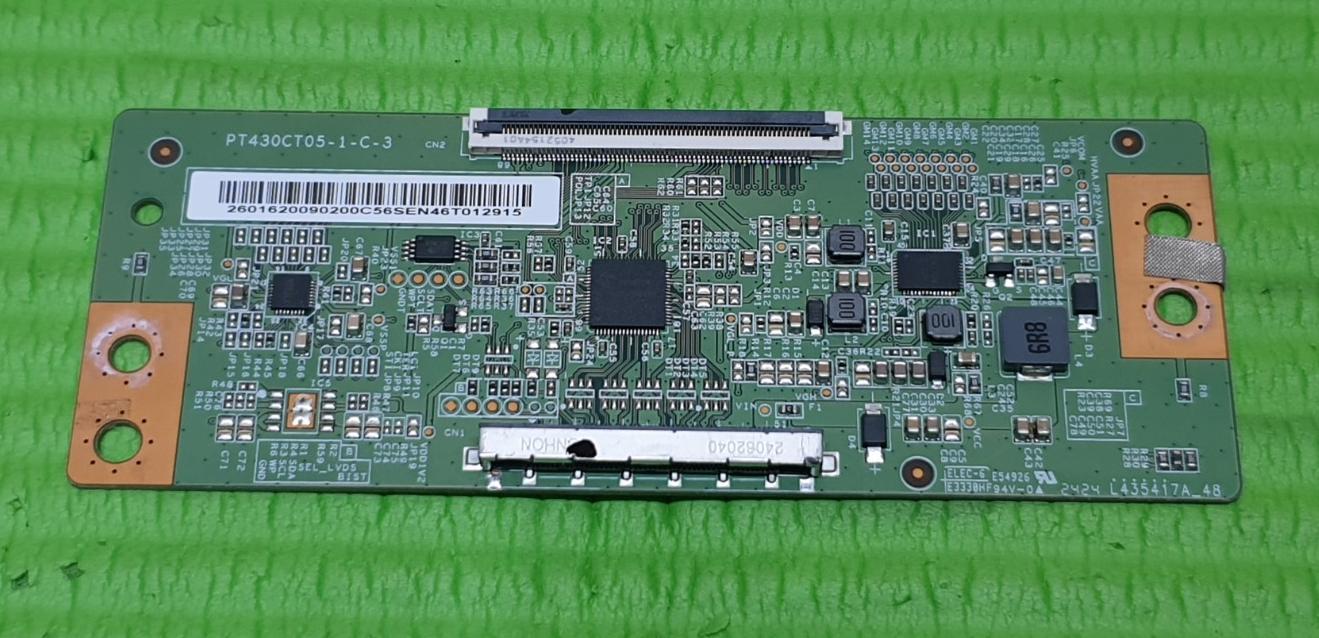 TCON LVDS BOARD FOR SHARP 43GD2225K 43" LED TV PT430CT05-1-C-3 L435417A