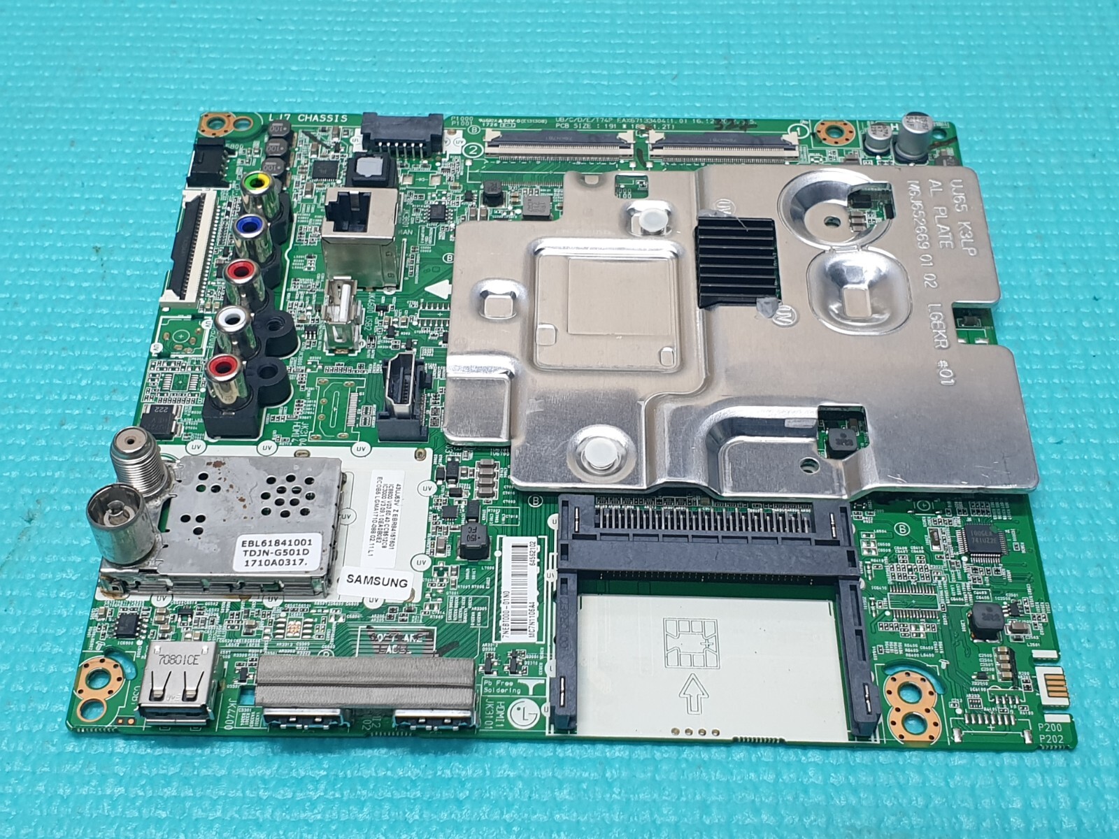 MAIN BOARD MB LG 43UJ630V TV EAX67133404(1.0) EBT64562102 SCREEN:HC430DGG-SLTL5