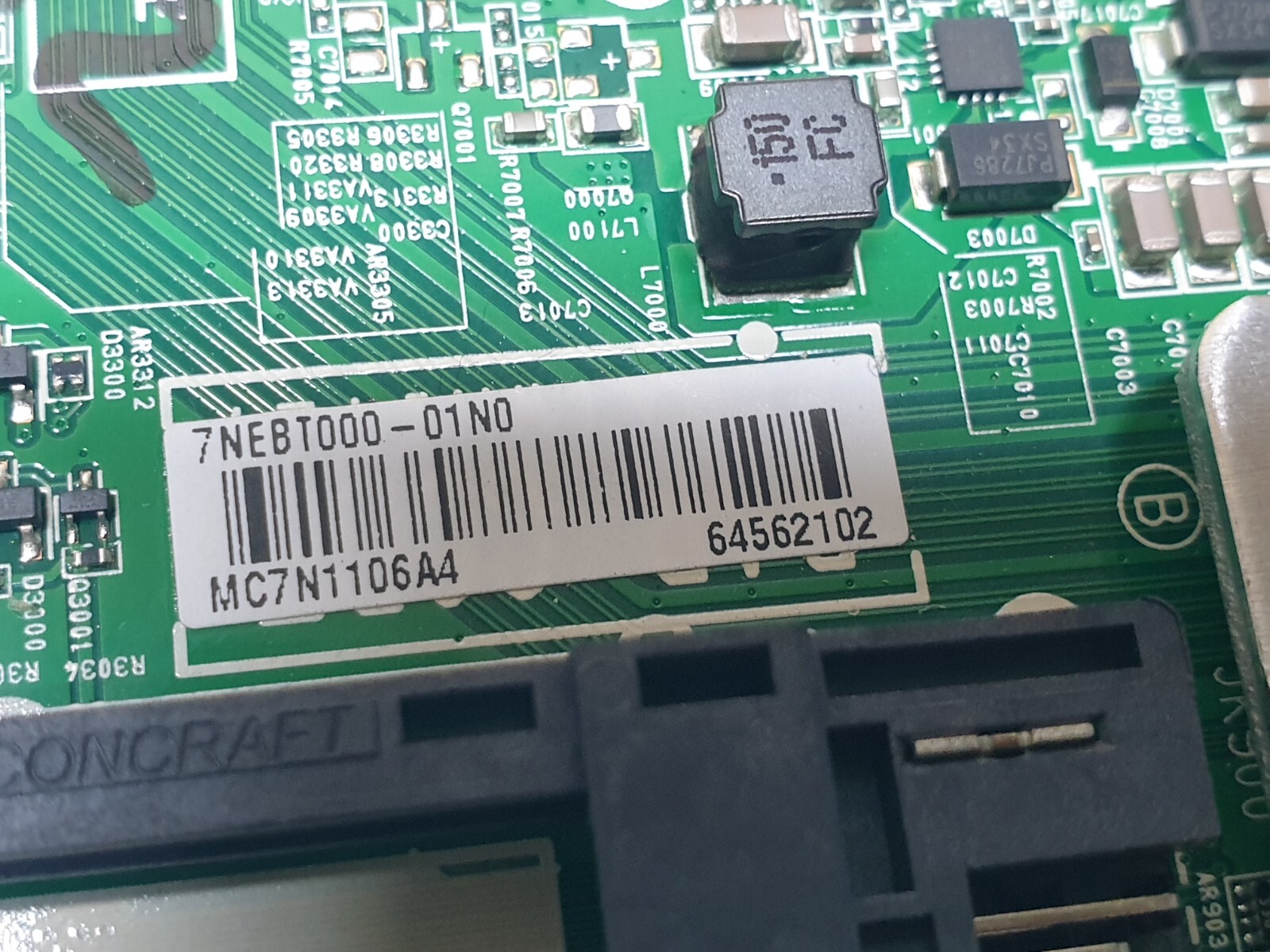 MAIN BOARD MB LG 43UJ630V TV EAX67133404(1.0) EBT64562102 SCREEN:HC430DGG-SLTL5 - Image 2