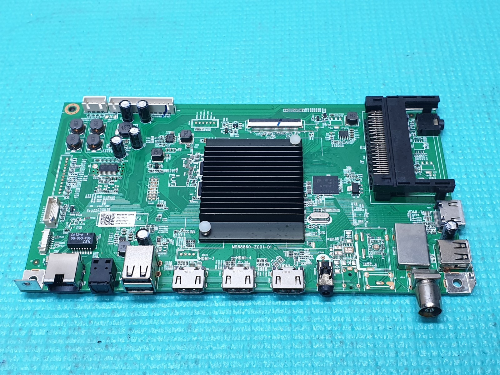 MAIN AV BOARD MB JVC LT-43CA890B 43" LED TV MS68860-ZC01-01 SCREEN:V430DJ1 - Image 2