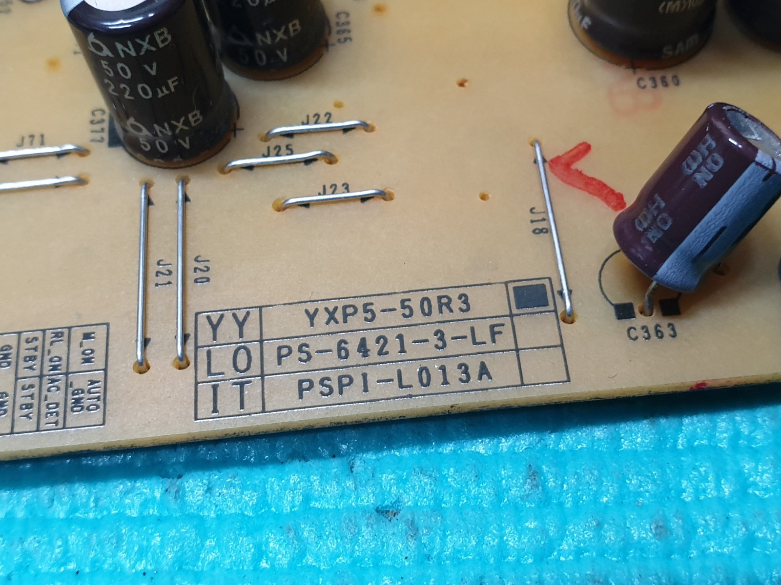 POWER SUPPLY BOARD PSU LG 50PW450T 50" PLASMA TV EAX63329901/8 EAY62171101 - Image 4