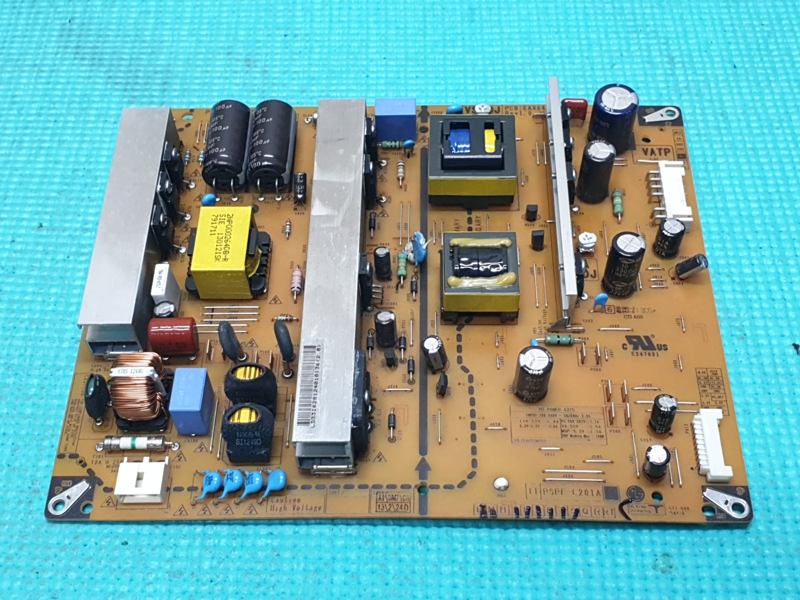 POWER SUPPLY BOARD PSU LG 42PA450B PLASMA TV EAX64932801/5 EAY62812401 REV1.1