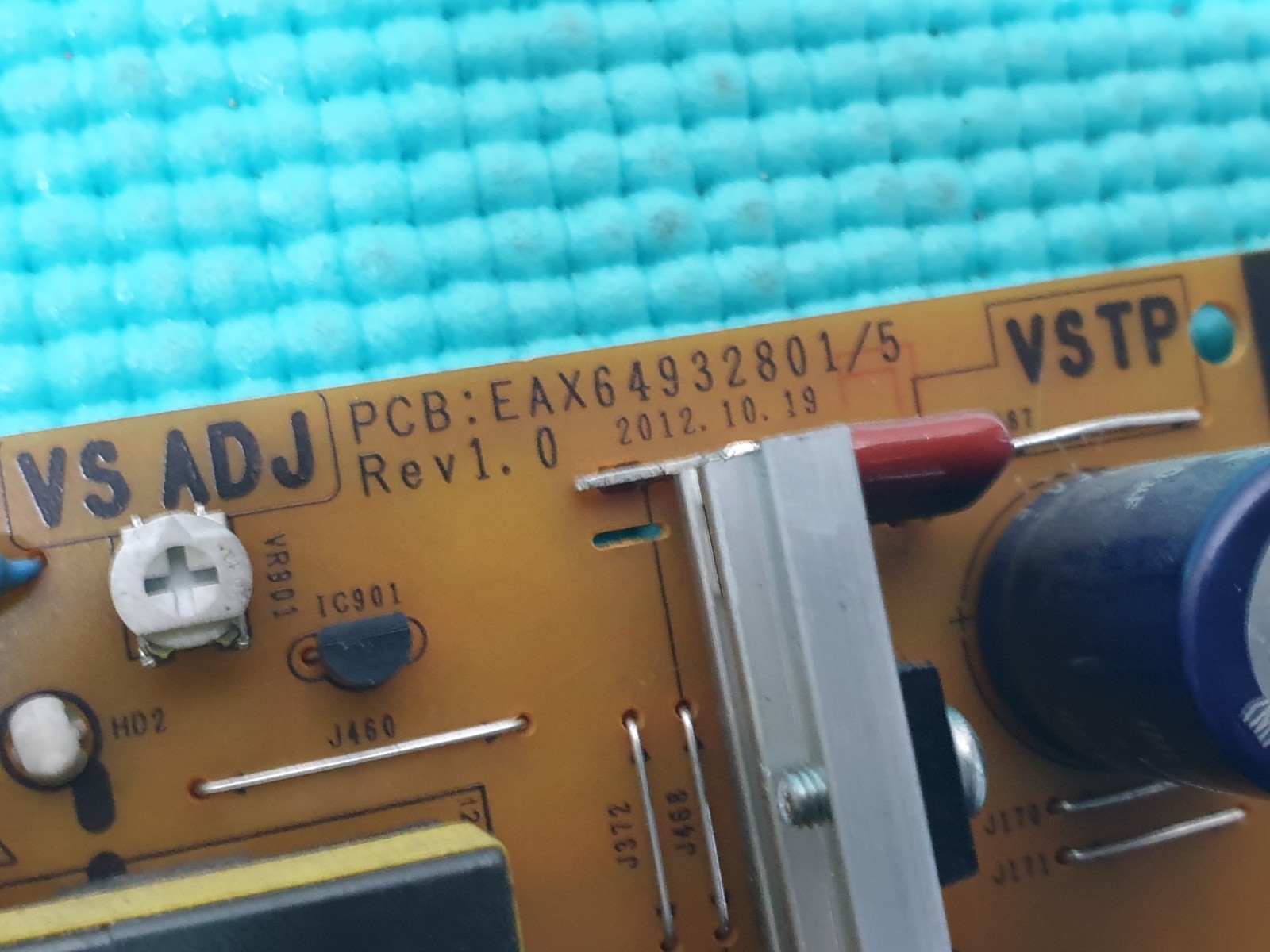 POWER SUPPLY BOARD PSU LG 42PA450B PLASMA TV EAX64932801/5 EAY62812401 REV1.1 - Image 2