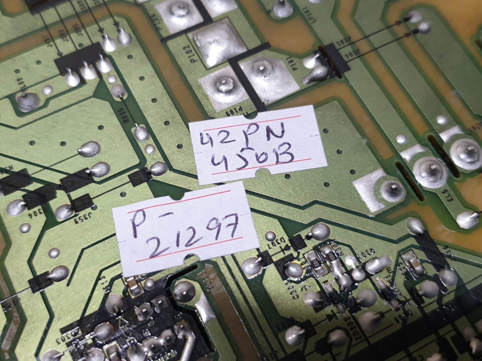 POWER SUPPLY BOARD PSU LG 42PA450B PLASMA TV EAX64932801/5 EAY62812401 REV1.1 - Image 5