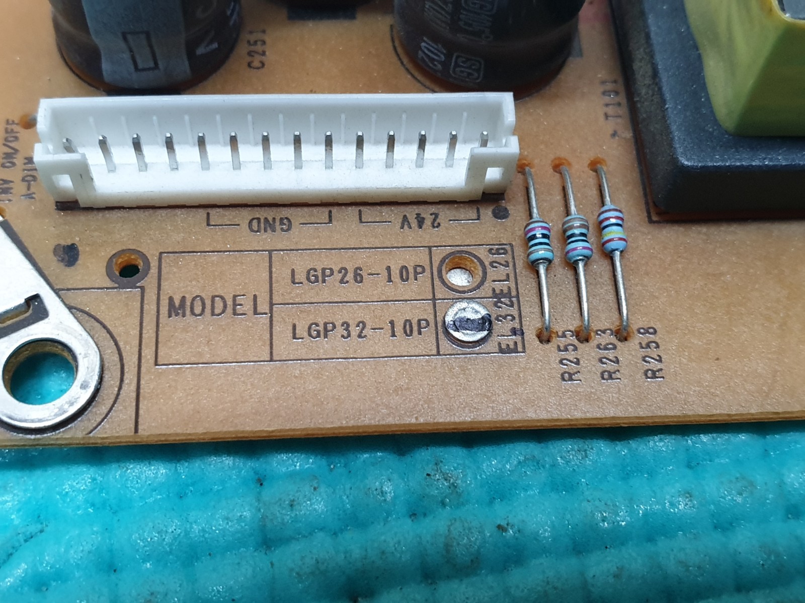 POWER SUPPLY BOARD PSU LG 32LD490 32" LCD TV EAX61464001/8 EAY60868901 REV1.1 - Image 4