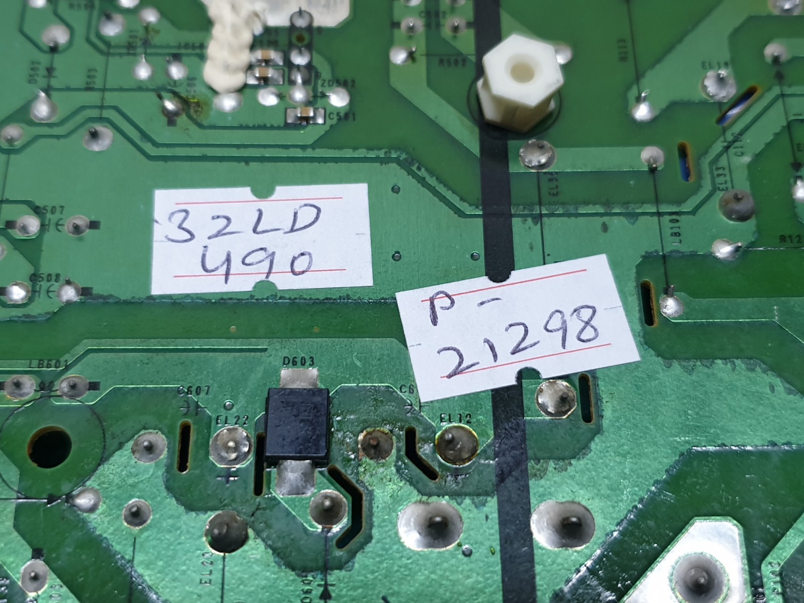 POWER SUPPLY BOARD PSU LG 32LD490 32" LCD TV EAX61464001/8 EAY60868901 REV1.1 - Image 5