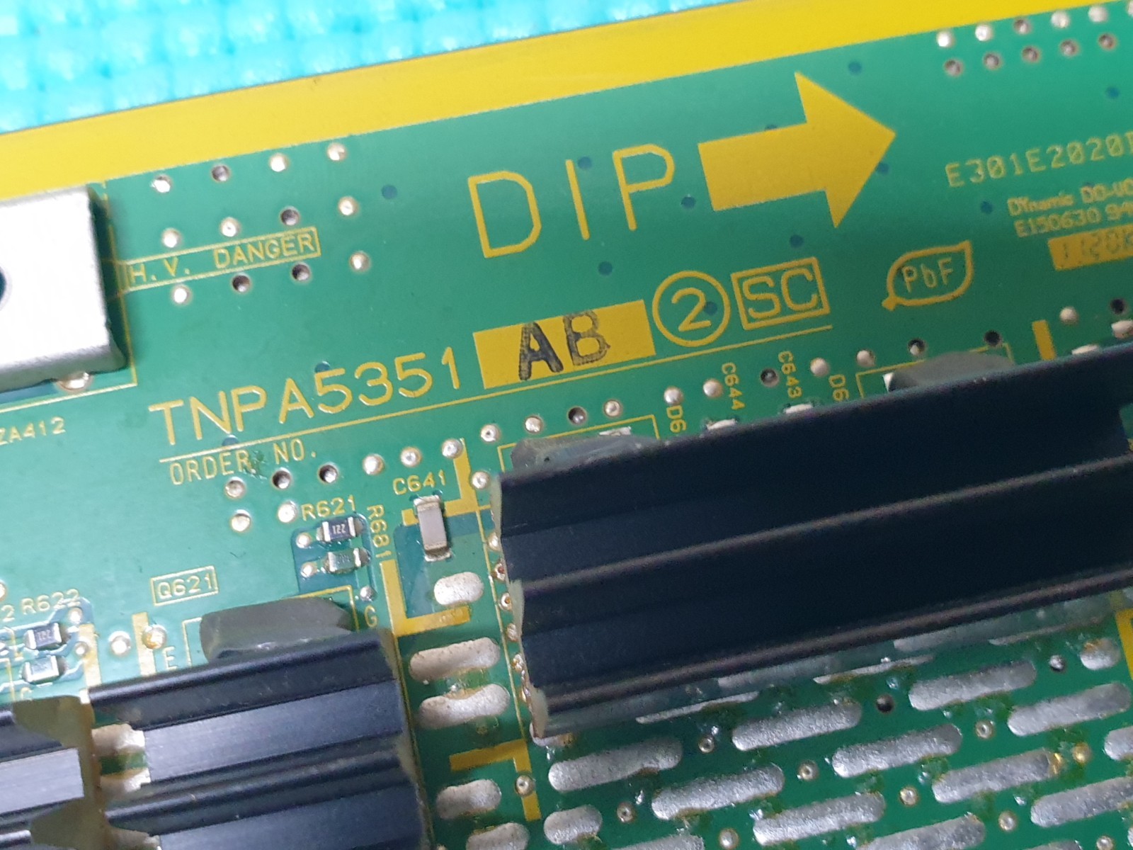 YSUS Y-MAIN BOARD PANASONIC TX-P50GT30B PLASMA TV TNPA5351 AB 2 SC EZ5351AB117 - Image 2