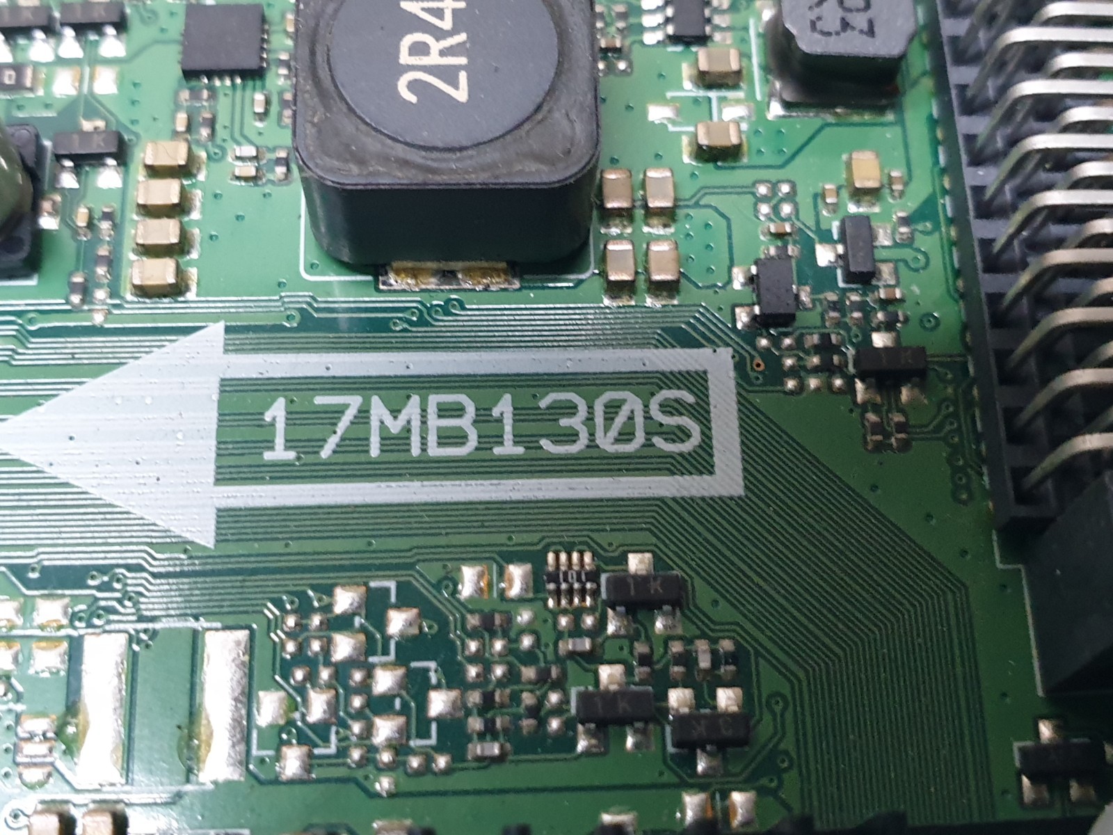 MAIN AV BOARD MB TOSHIBA 55T6863DB 55" LED TV 17MB130S 23495635 SCREEN:LC550EQY - Image 2