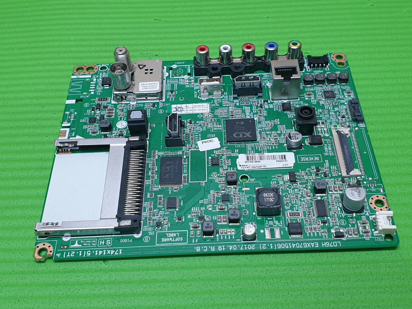 MAIN AV BOARD MB LG 43LJ515V LED TV EAX67041506(1.2) EBT64424121 SCREEN:LC430DUY - Image 2