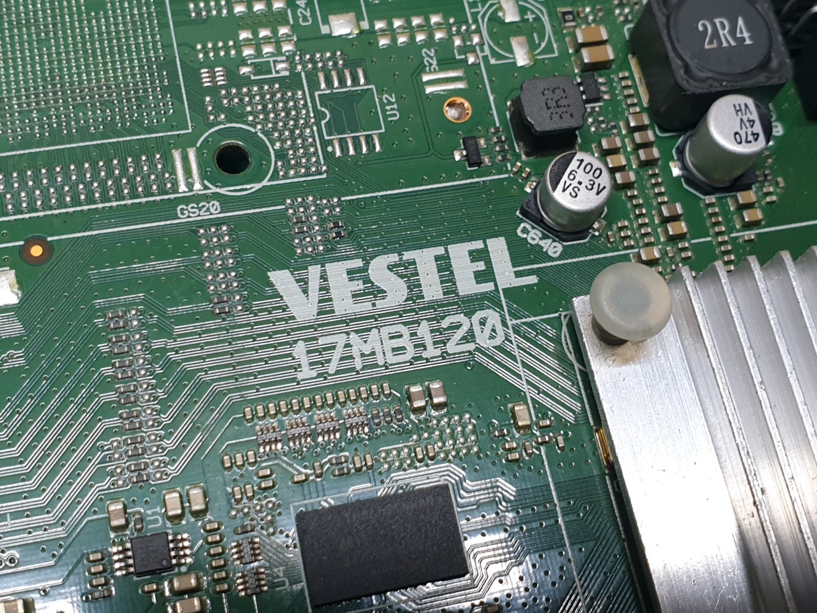 MAIN AV BOARD MB POLAROID P55UP0177A TV VESTEL 17MB120 23398357 SCREEN:LC550EQY - Image 2