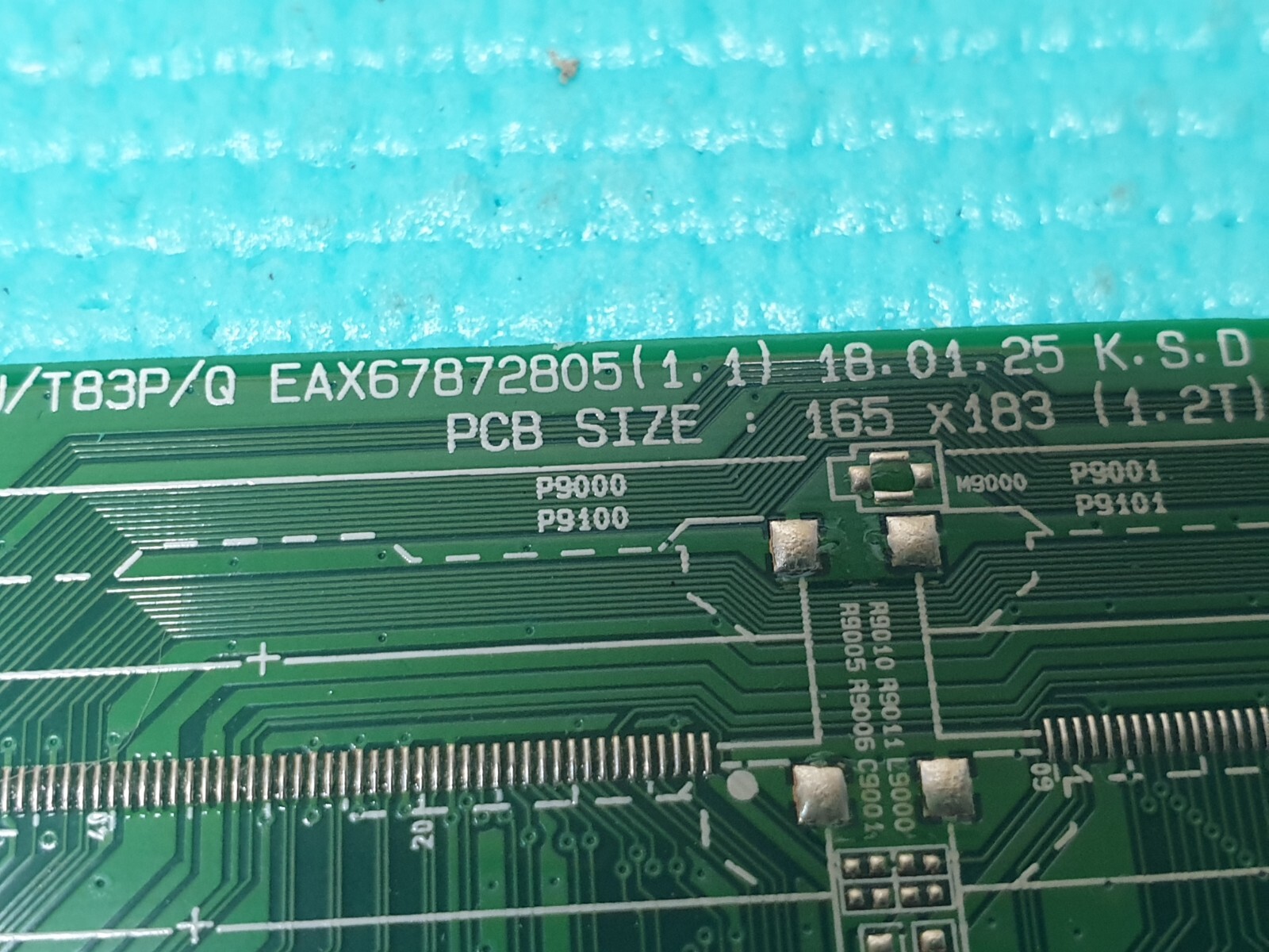 MAIN BOARD MB LG 70UK6500PLB TV EAX67872805 (1.1) EBT65301703 SCREEN:JE695R3HC67 - Image 2