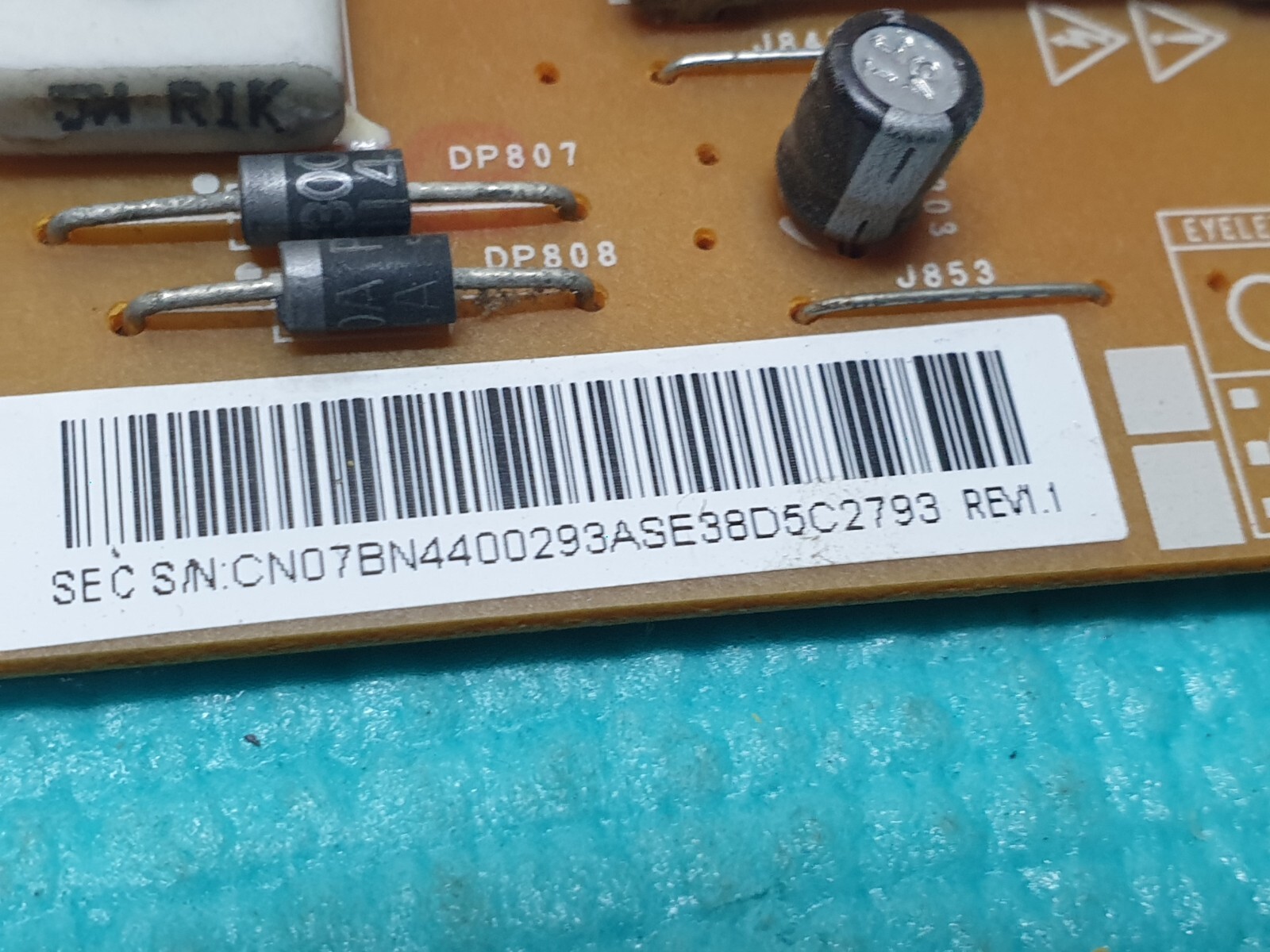 POWER SUPPLY PSU SAMSUNG UE32B7020W 32" LED TV BN44-00293A PD3212F1 REV 1.1 - Image 3