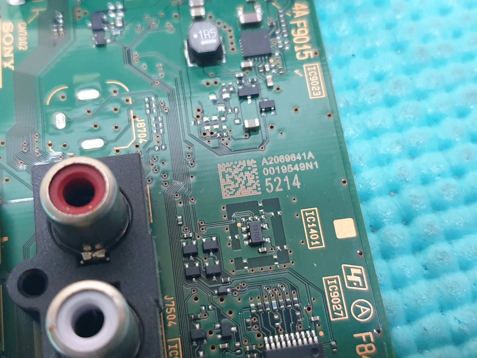 MAIN AV BOARD MB SONY KDL-43W809C TV 1-893-880-11 A2069641A SCREEN:V430FWME01 - Image 3