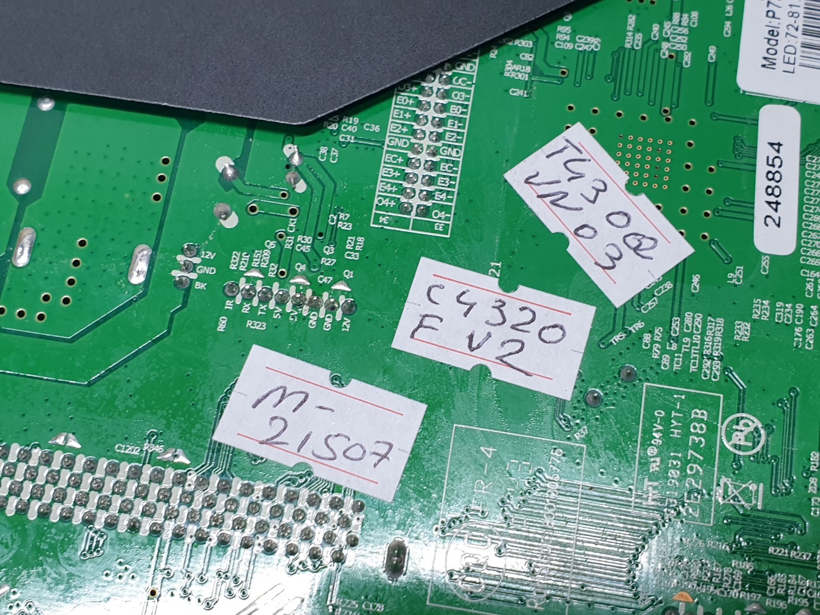 MAIN AV BOARD MB CELLO C4320F 43" LED TV P75-3663SV6.0 SCREEN:T430QVN03 - Image 5