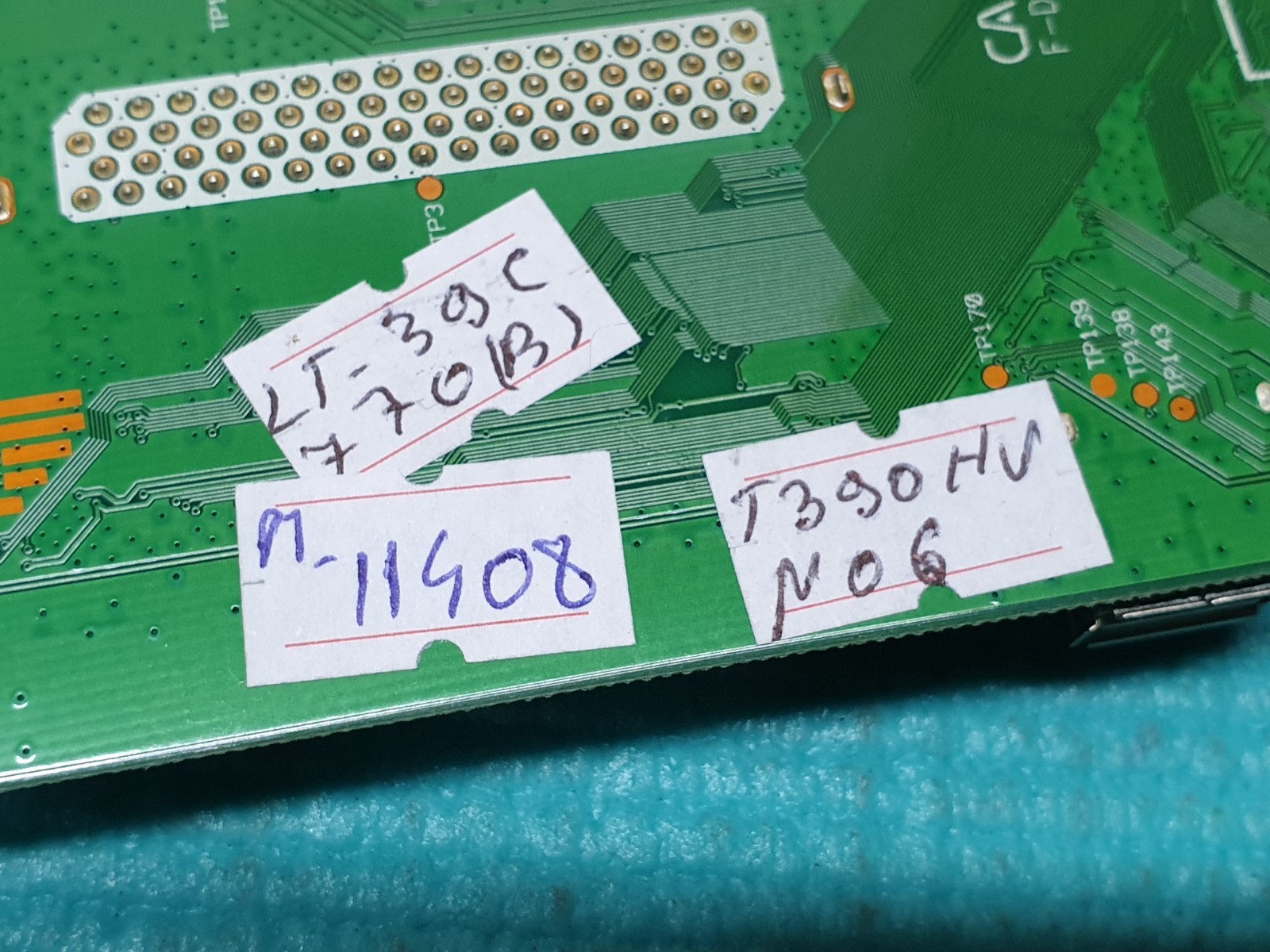 MAIN AV BOARD MB JVC LT-39C770 LED TV VESTEL 17MB211 23488770 SCREEN:T390HVN06 - Image 4