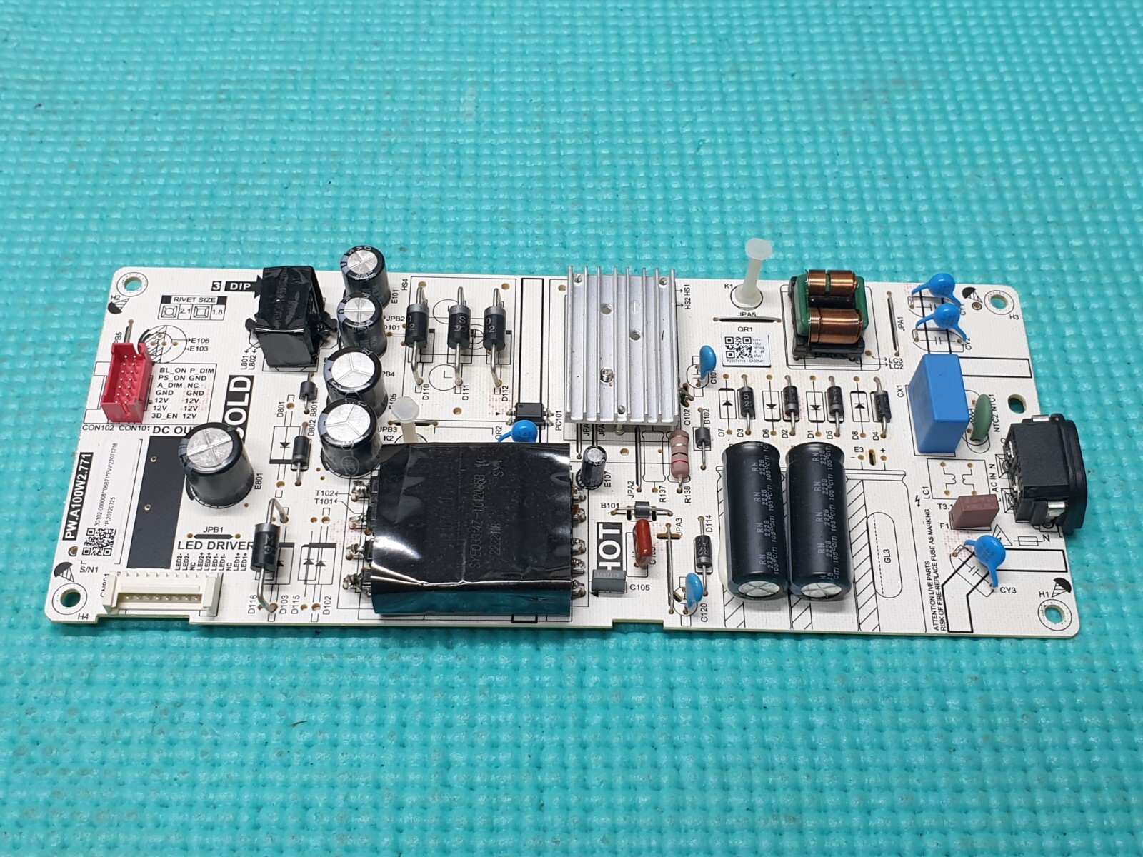 POWER SUPPLY PSU FOR TCL 50P638K 55P638K TV PW.A100W2.771 30102-000008